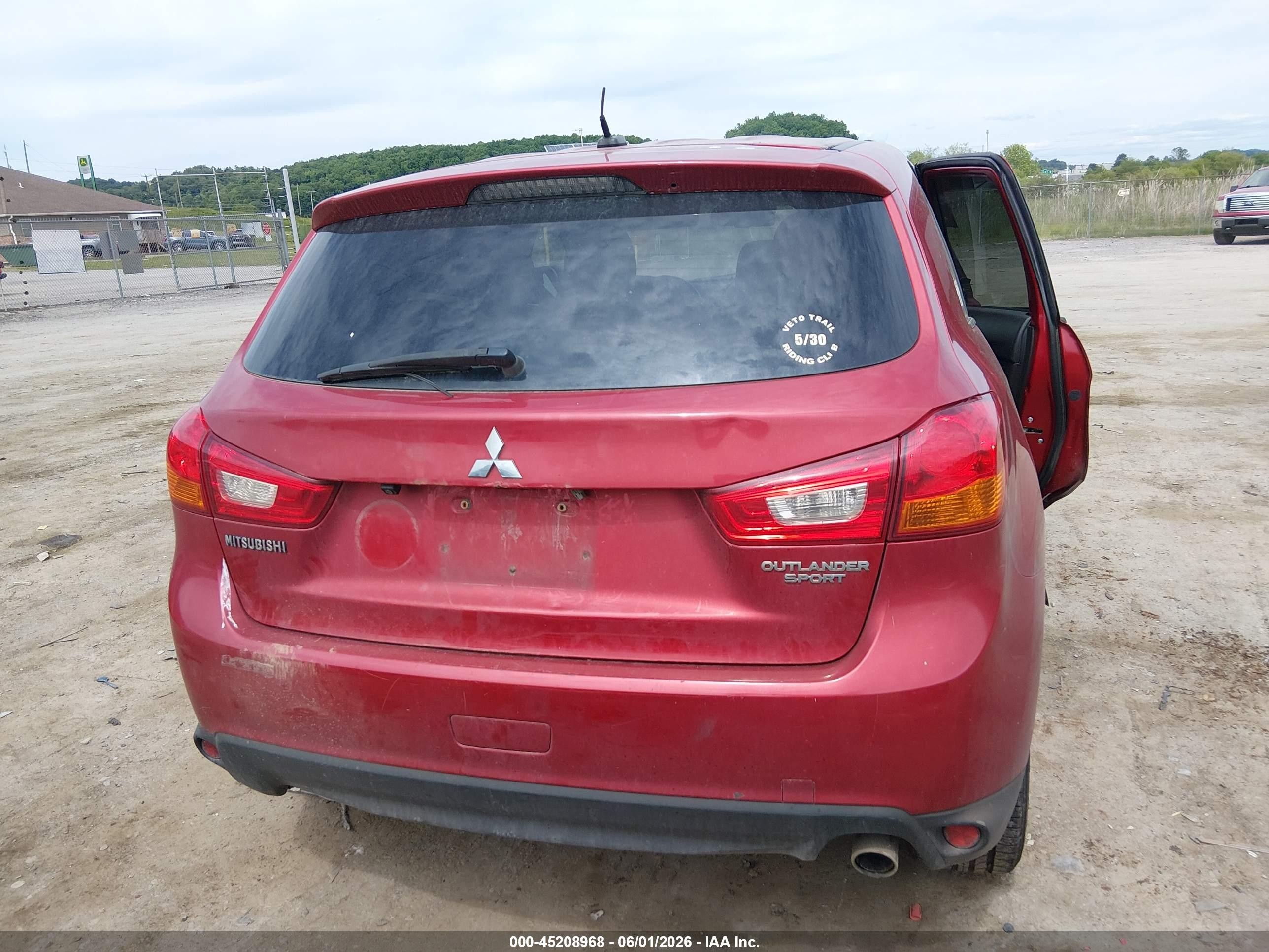 2014 Mitsubishi Outlander Sport Se Red vin: 4A4AR4AU9EE019085