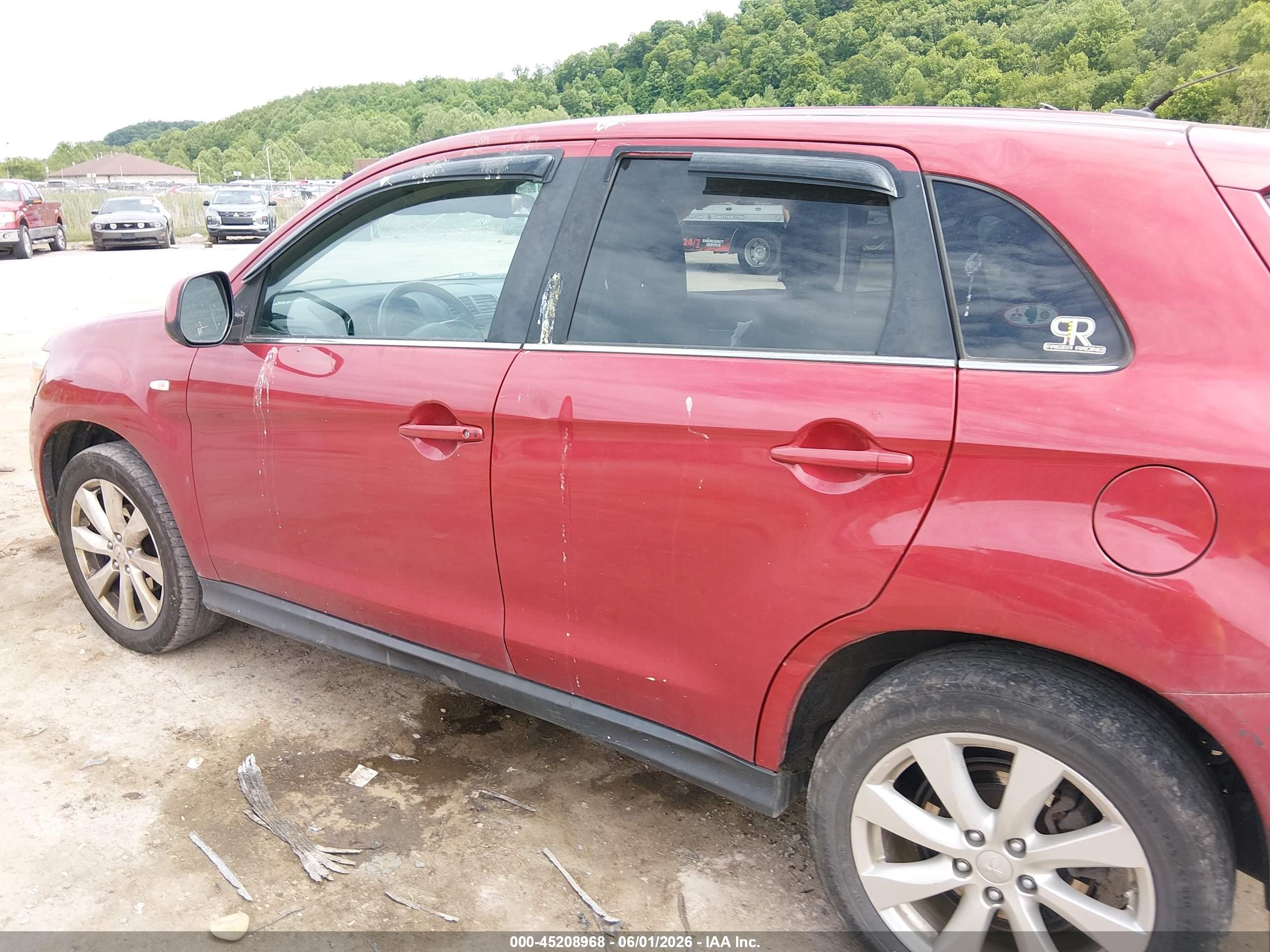 2014 Mitsubishi Outlander Sport Se Red vin: 4A4AR4AU9EE019085