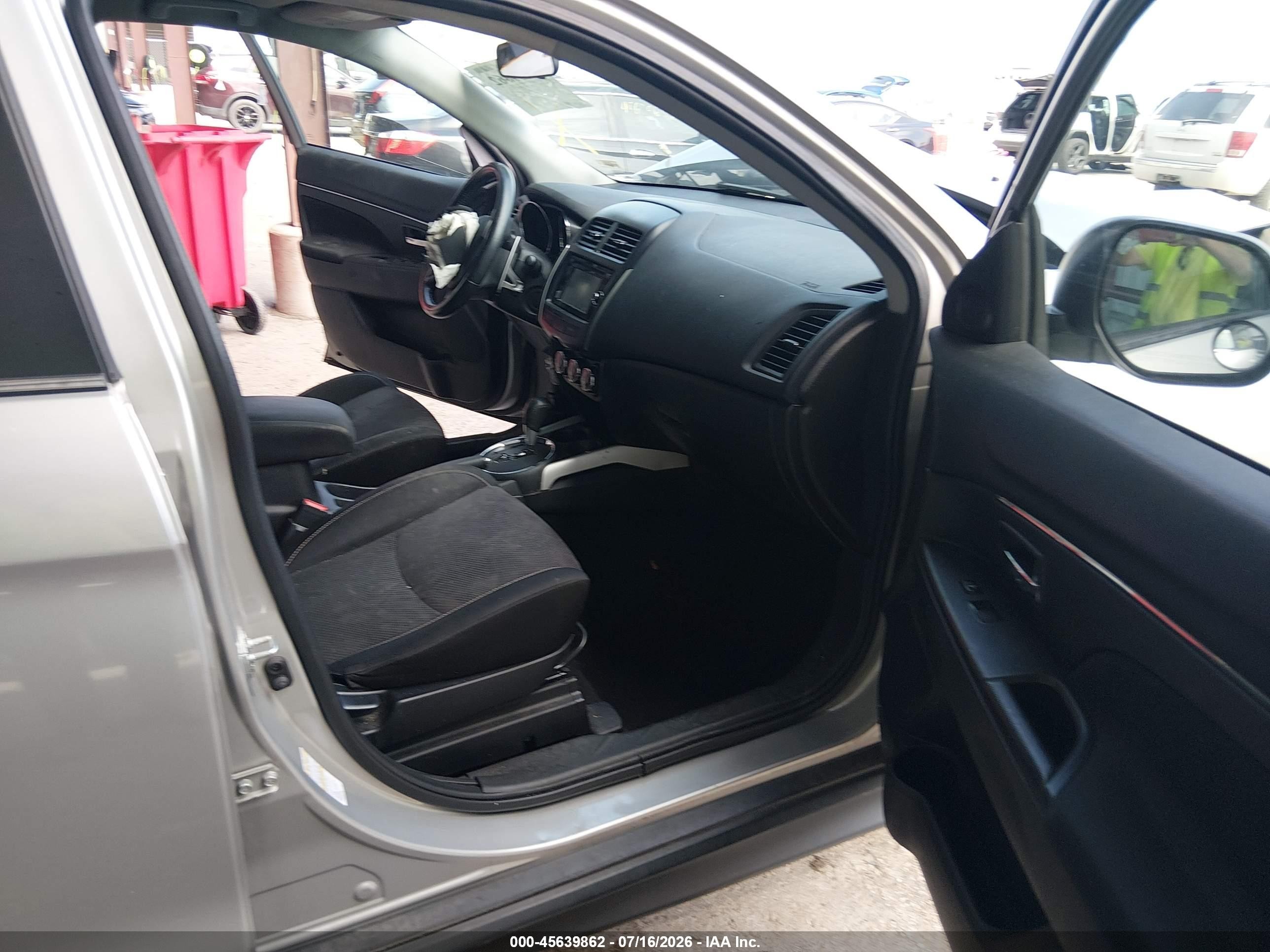 2014 Mitsubishi Outlander Sport Se Silver vin: 4A4AR4AU9EE020673