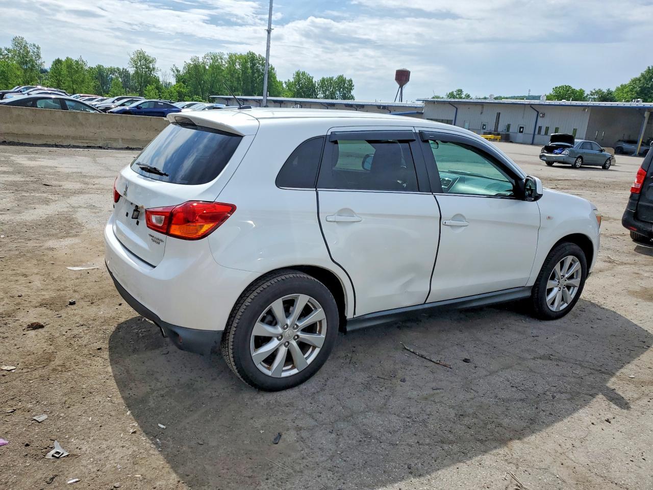 2015 Mitsubishi Outlander Sport Se White vin: 4A4AR4AU9FE007715