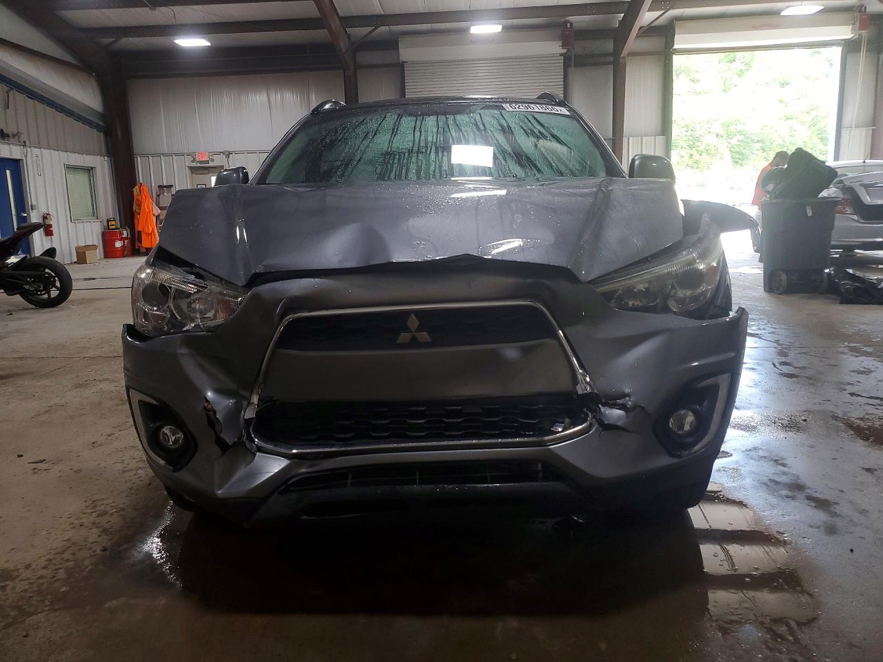 2015 Mitsubishi Outlander Sport Se Gray vin: 4A4AR4AU9FE056977