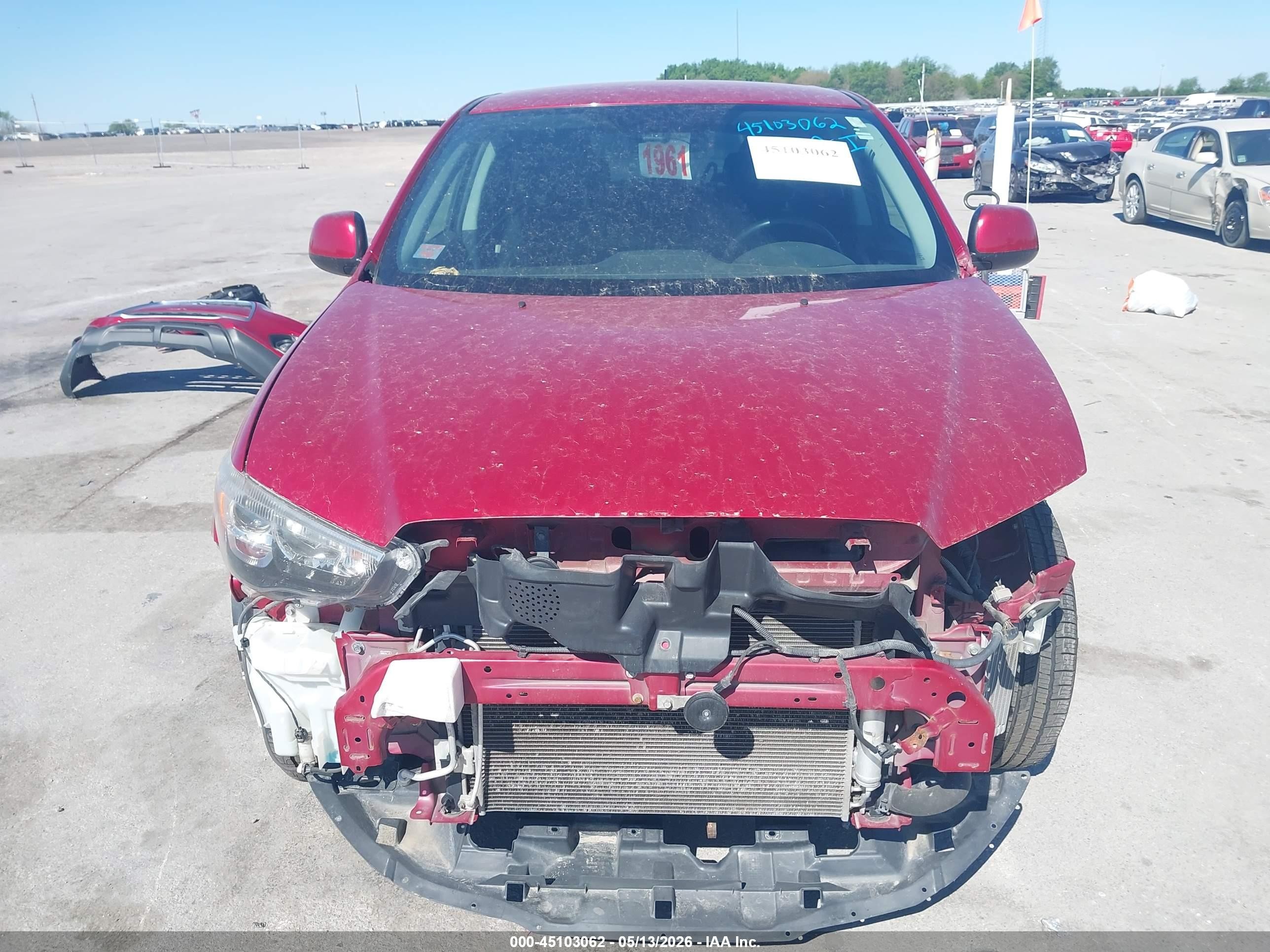 2015 Mitsubishi Outlander Sport Se Red vin: 4A4AR4AU9FE062424