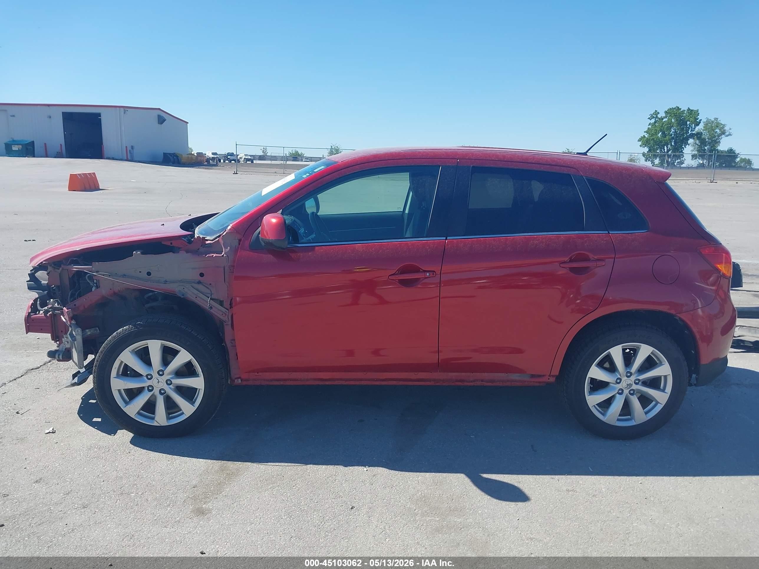 2015 Mitsubishi Outlander Sport Se Red vin: 4A4AR4AU9FE062424