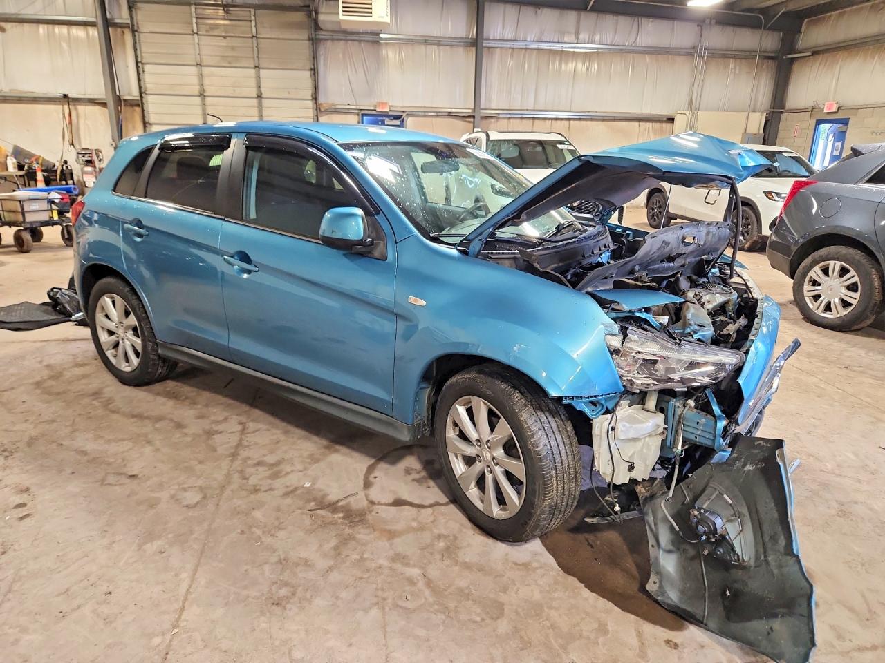 2013 Mitsubishi Outlander Sport Se Teal vin: 4A4AR4AUXDE019224