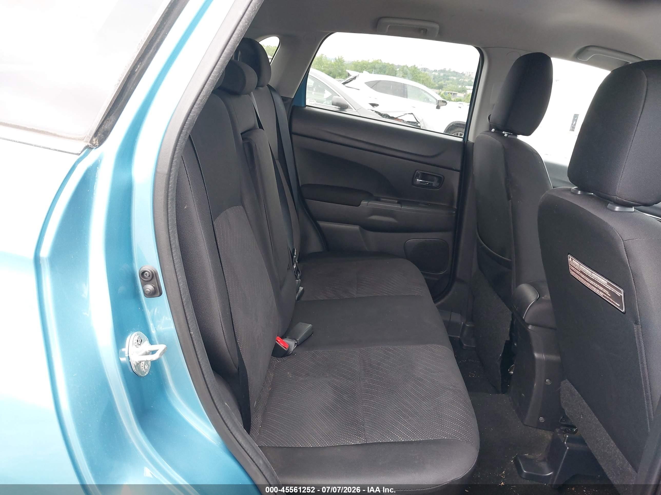 2014 Mitsubishi Outlander Sport Se Blue vin: 4A4AR4AUXEE002019