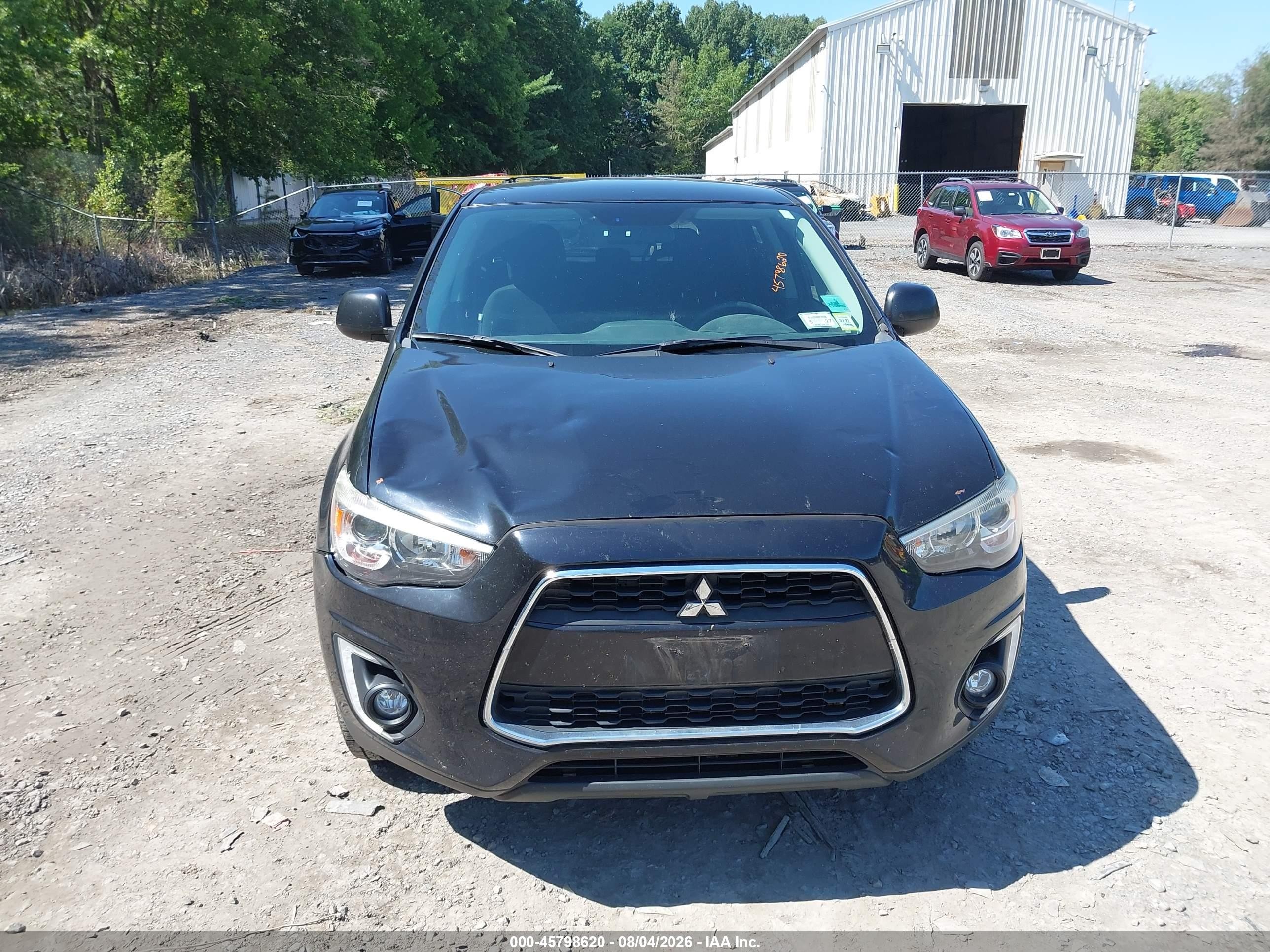 2015 Mitsubishi Outlander Sport Se Black vin: 4A4AR4AUXFE003530
