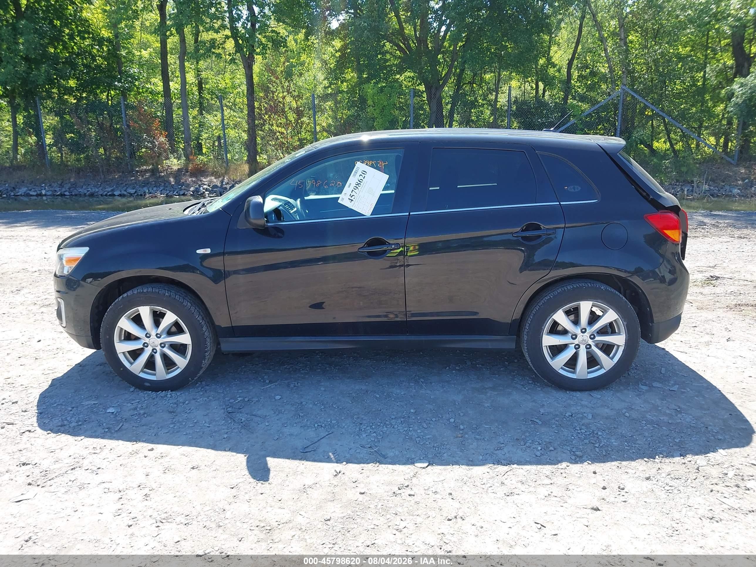 2015 Mitsubishi Outlander Sport Se Black vin: 4A4AR4AUXFE003530