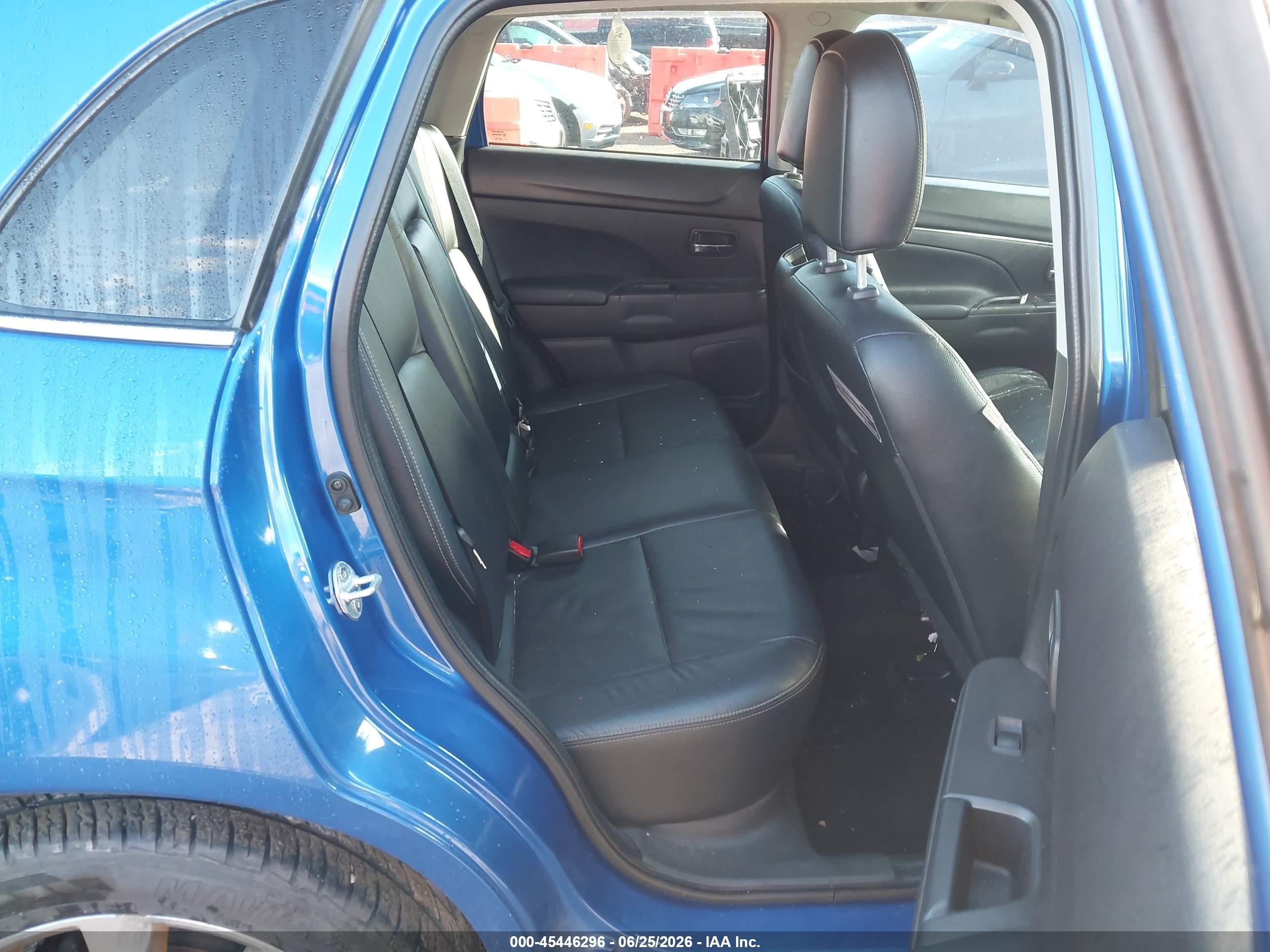 2015 Mitsubishi Outlander Sport Se Blue vin: 4A4AR4AUXFE014222
