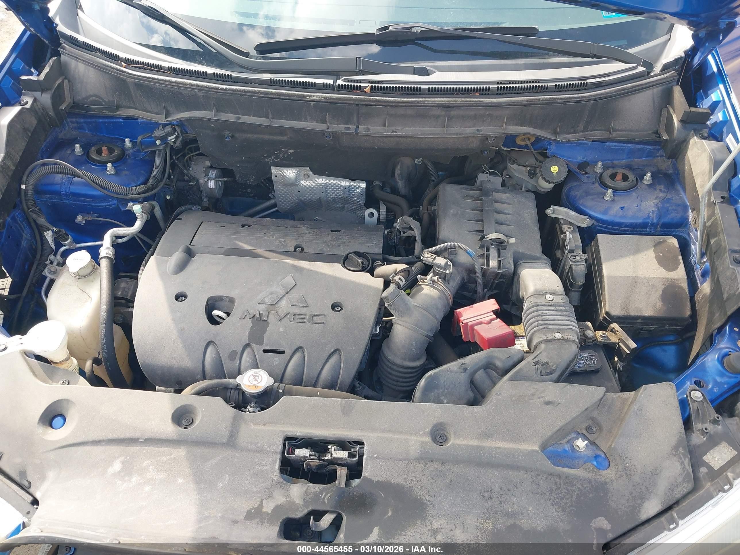 2015 Mitsubishi Outlander Sport Se Синий vin: 4A4AR4AUXFE042702