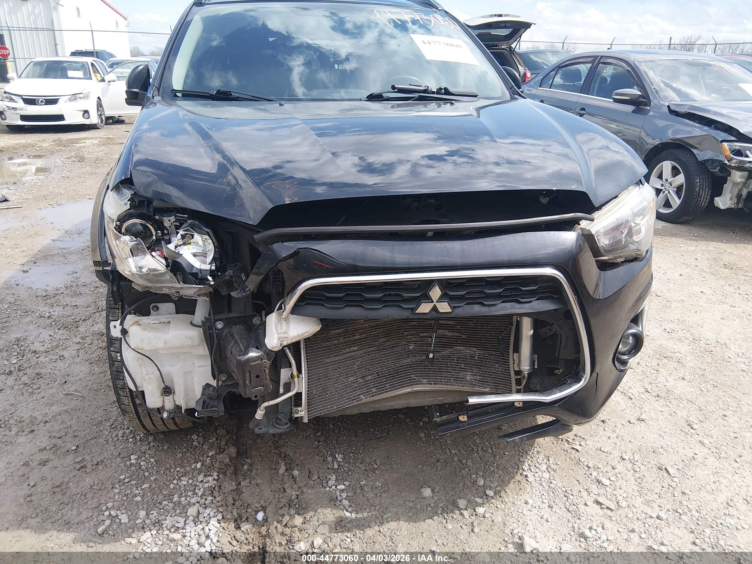 2015 Mitsubishi Outlander Sport Gt Black vin: 4A4AR4AW1FE043190