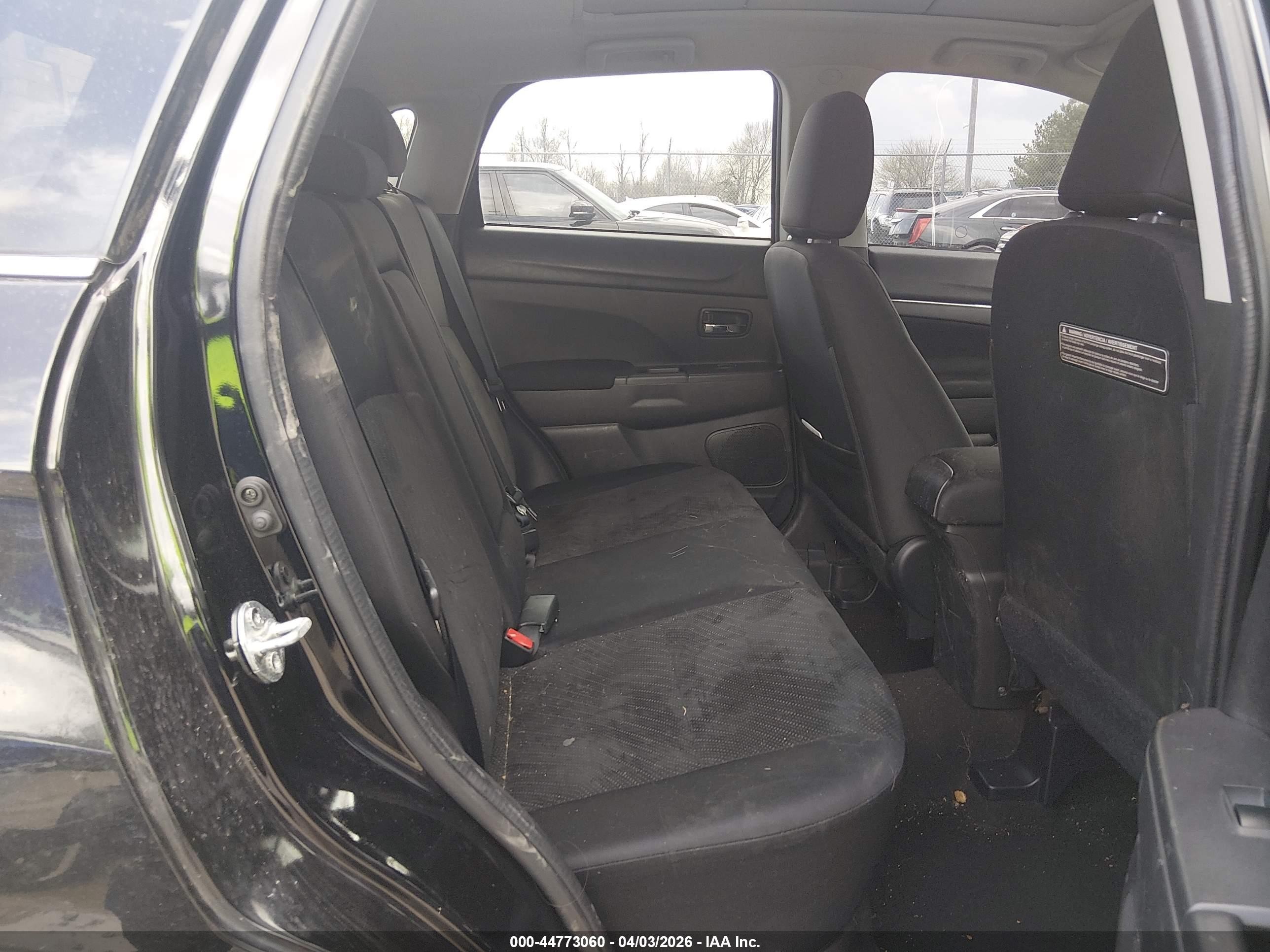 2015 Mitsubishi Outlander Sport Gt Black vin: 4A4AR4AW1FE043190