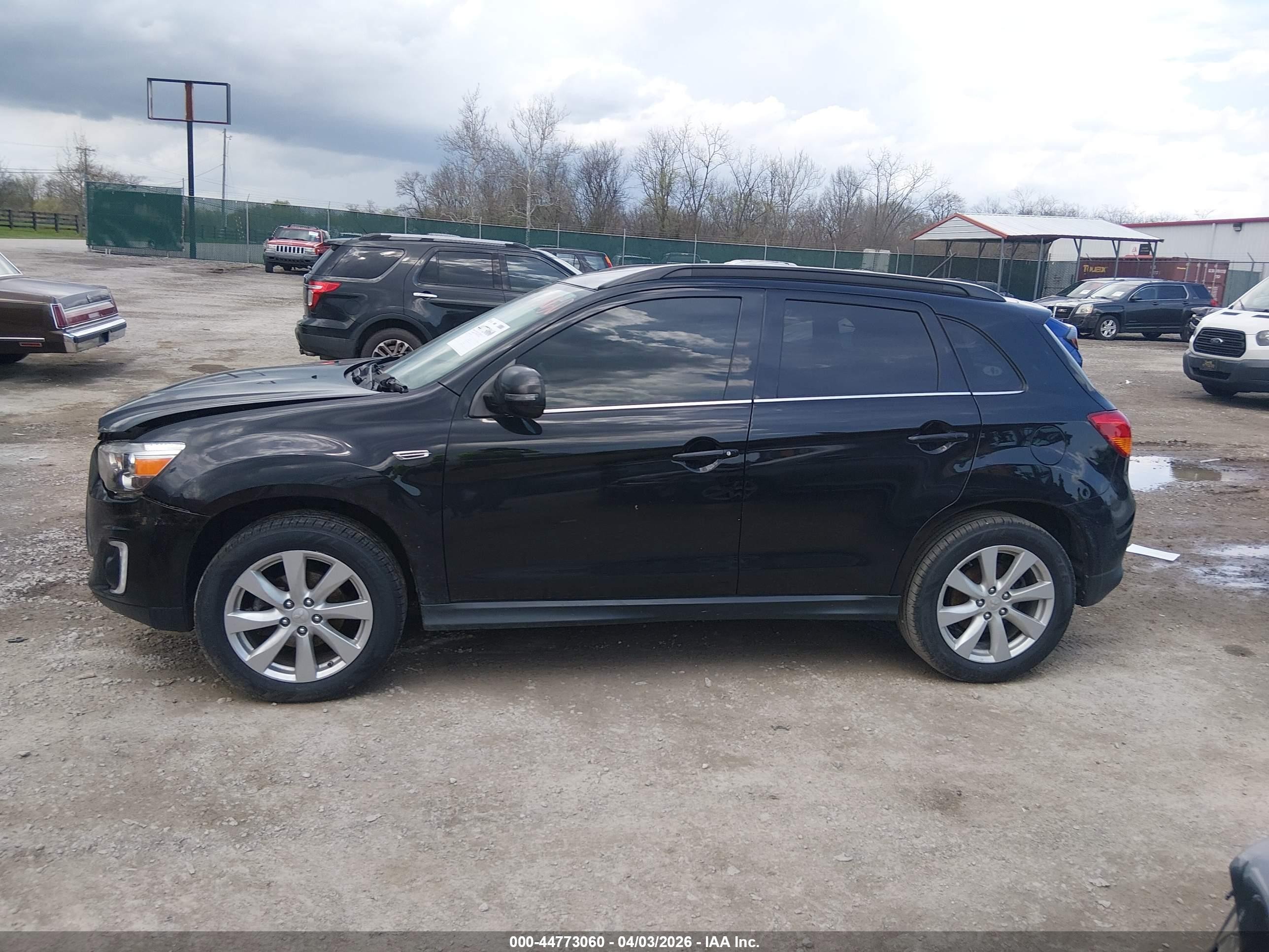 2015 Mitsubishi Outlander Sport Gt Black vin: 4A4AR4AW1FE043190