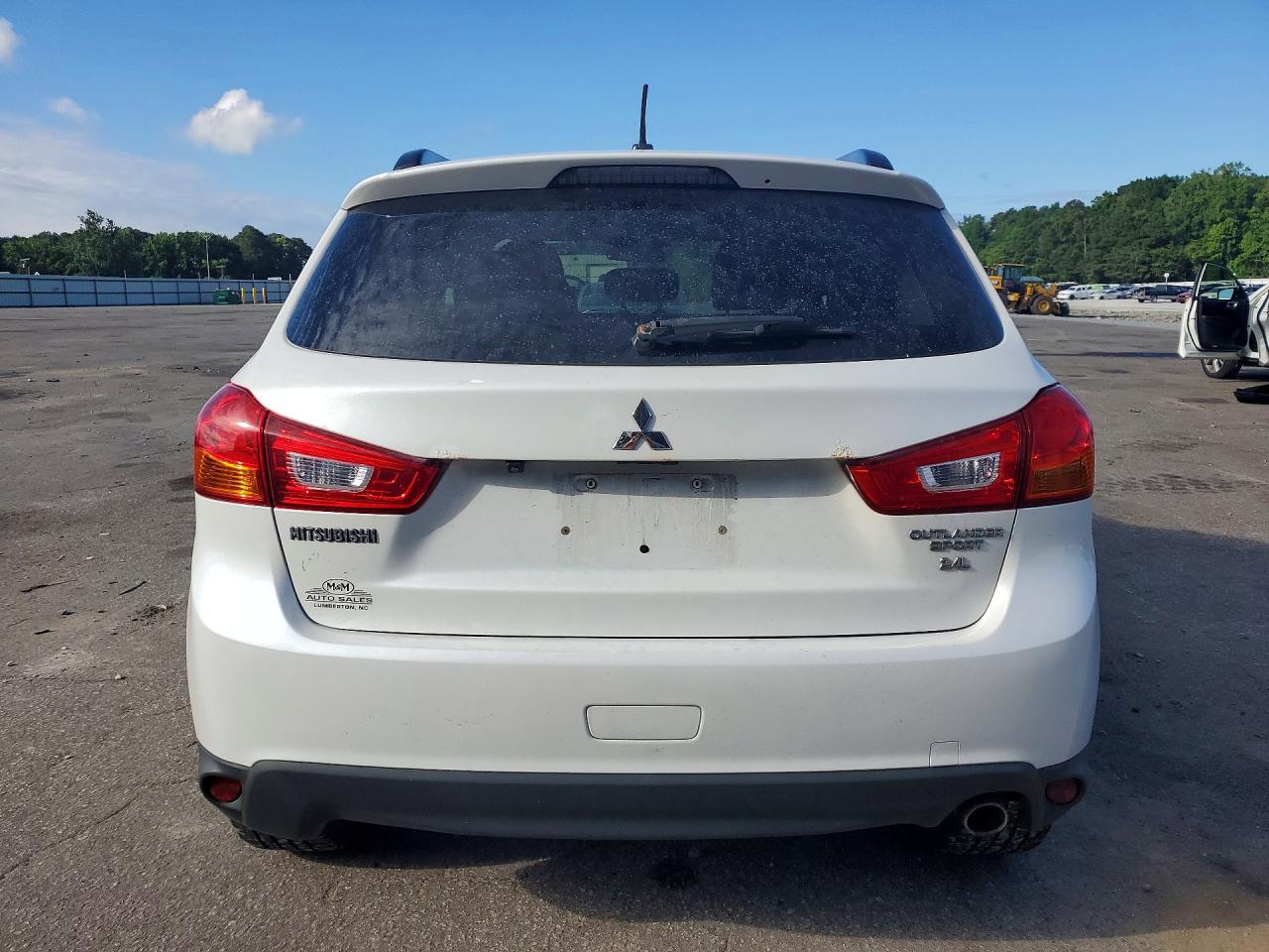2015 Mitsubishi Outlander Sport Se White vin: 4A4AR4AW1FE048258