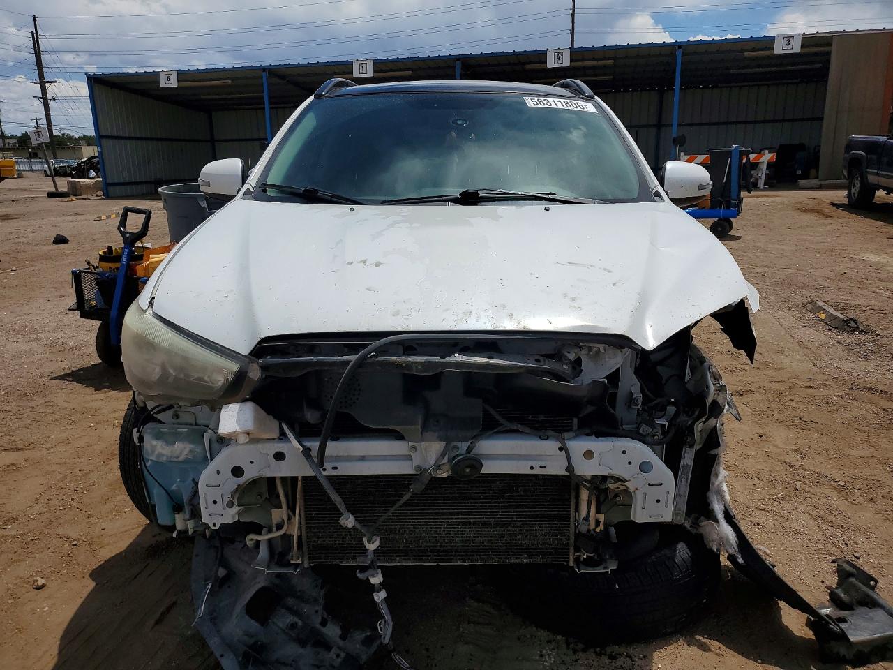2015 Mitsubishi Outlander Sport Se White vin: 4A4AR4AW3FE058628