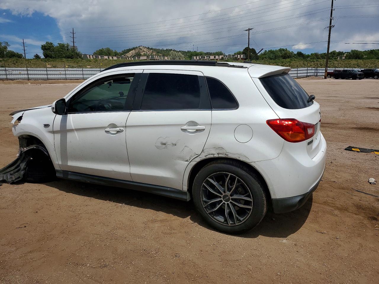 2015 Mitsubishi Outlander Sport Se White vin: 4A4AR4AW3FE058628