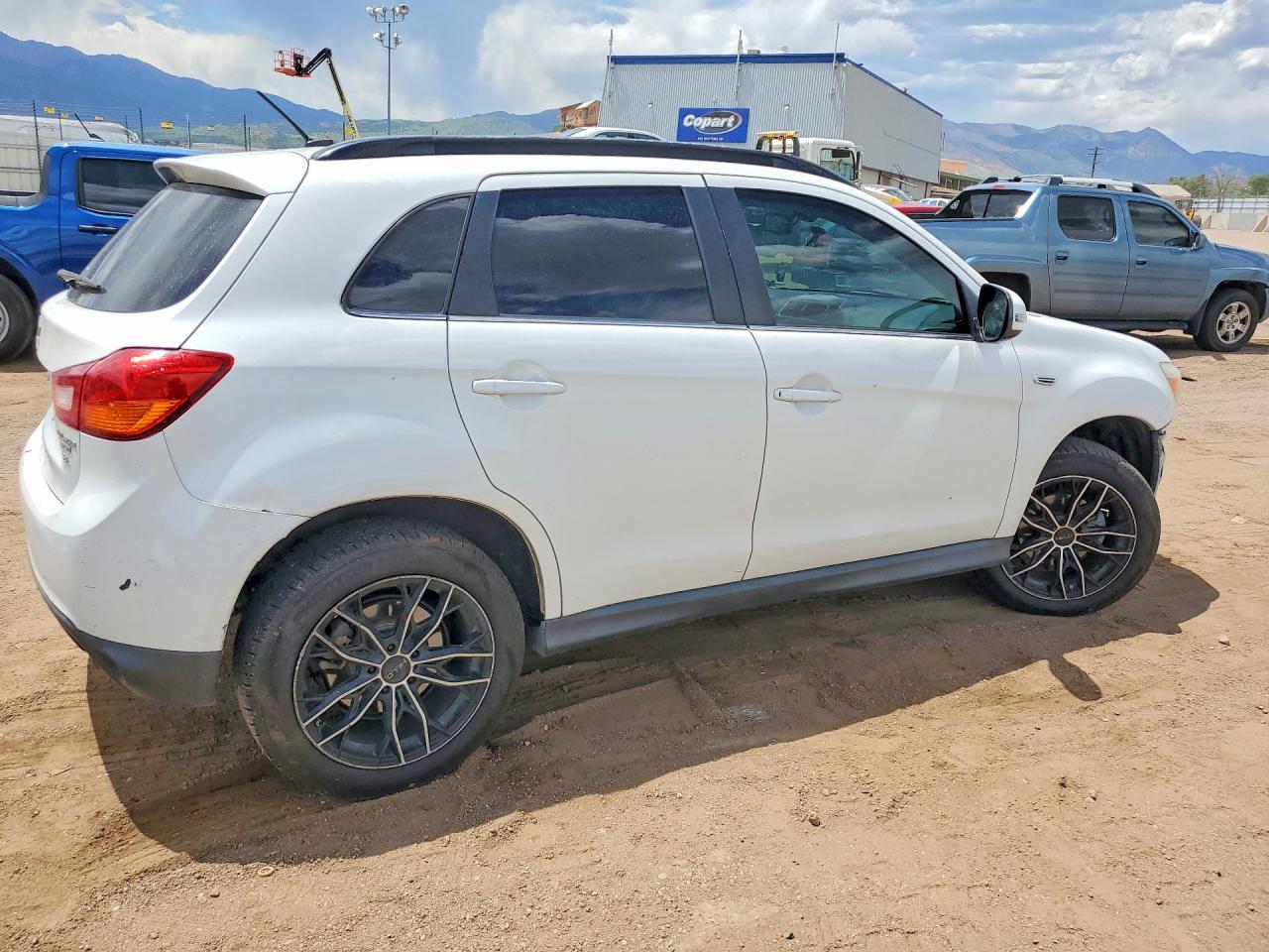 2015 Mitsubishi Outlander Sport Se White vin: 4A4AR4AW3FE058628