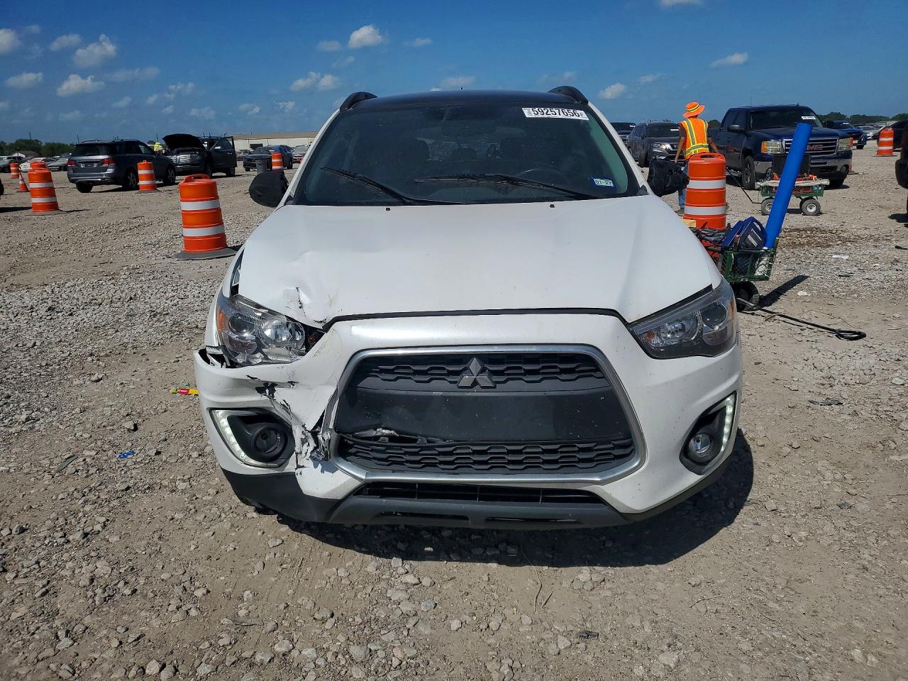 2015 Mitsubishi Outlander Sport Se Белый vin: 4A4AR4AW4FE042423