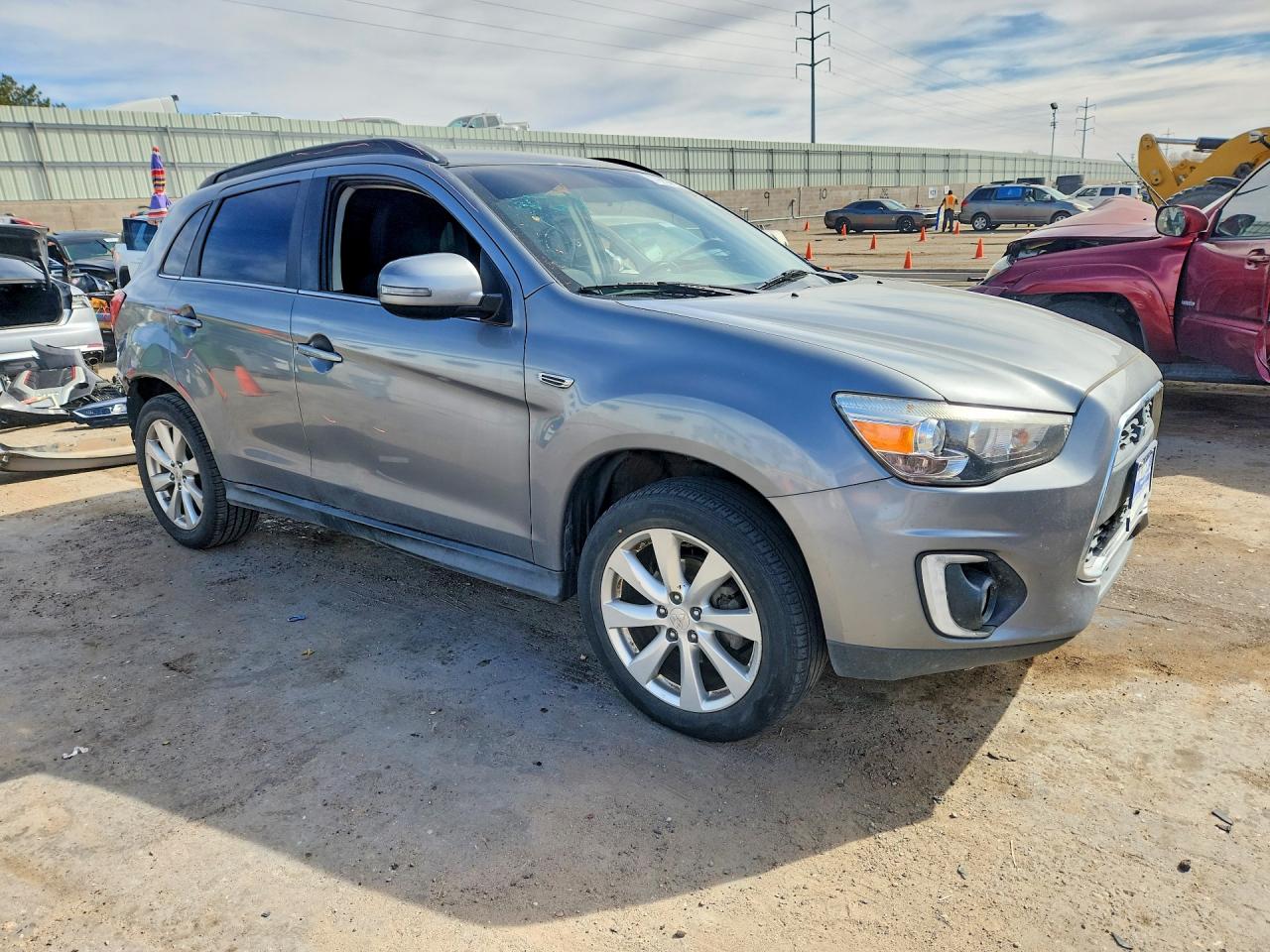 2015 Mitsubishi Outlander Sport Se Silver vin: 4A4AR4AW5FE027431