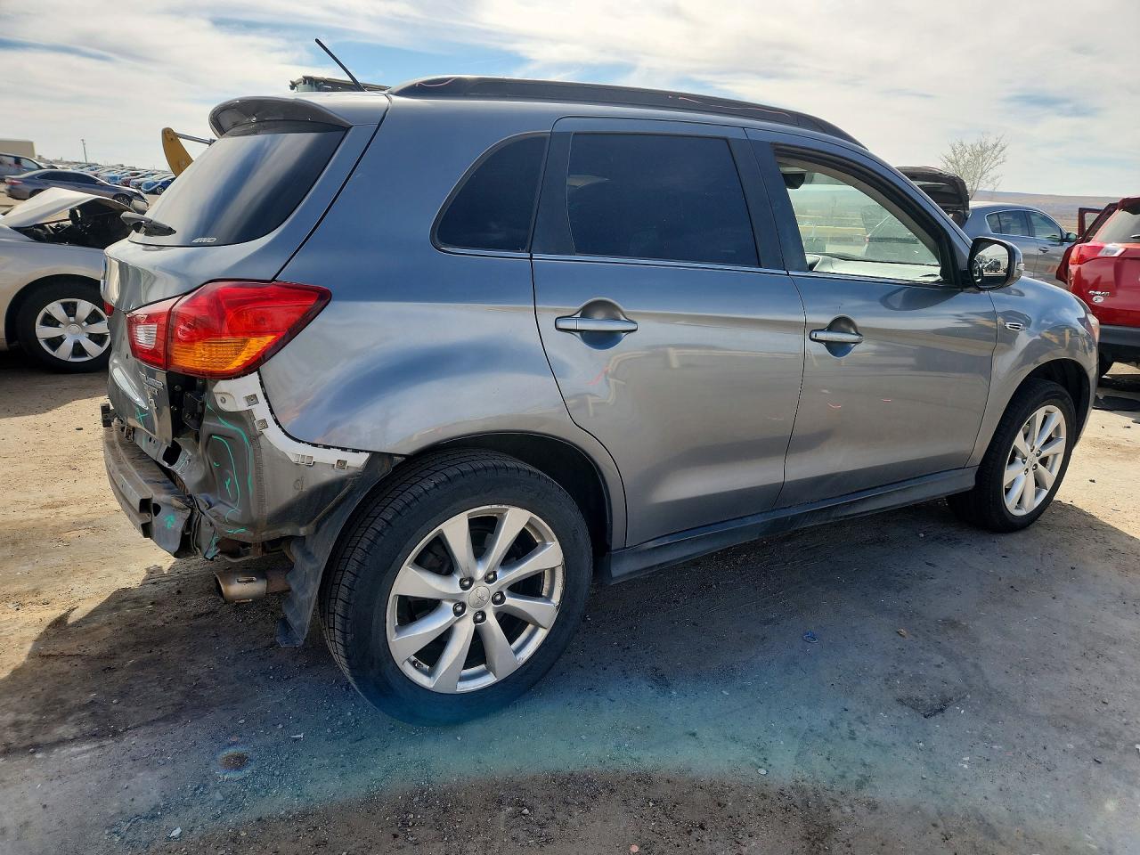 2015 Mitsubishi Outlander Sport Se Silver vin: 4A4AR4AW5FE027431