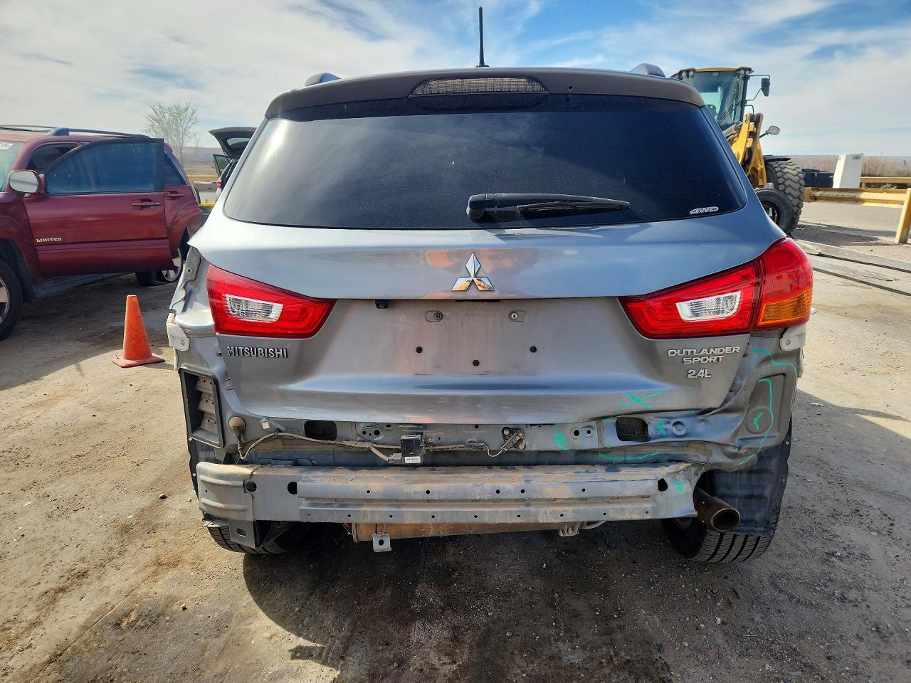 2015 Mitsubishi Outlander Sport Se Silver vin: 4A4AR4AW5FE027431