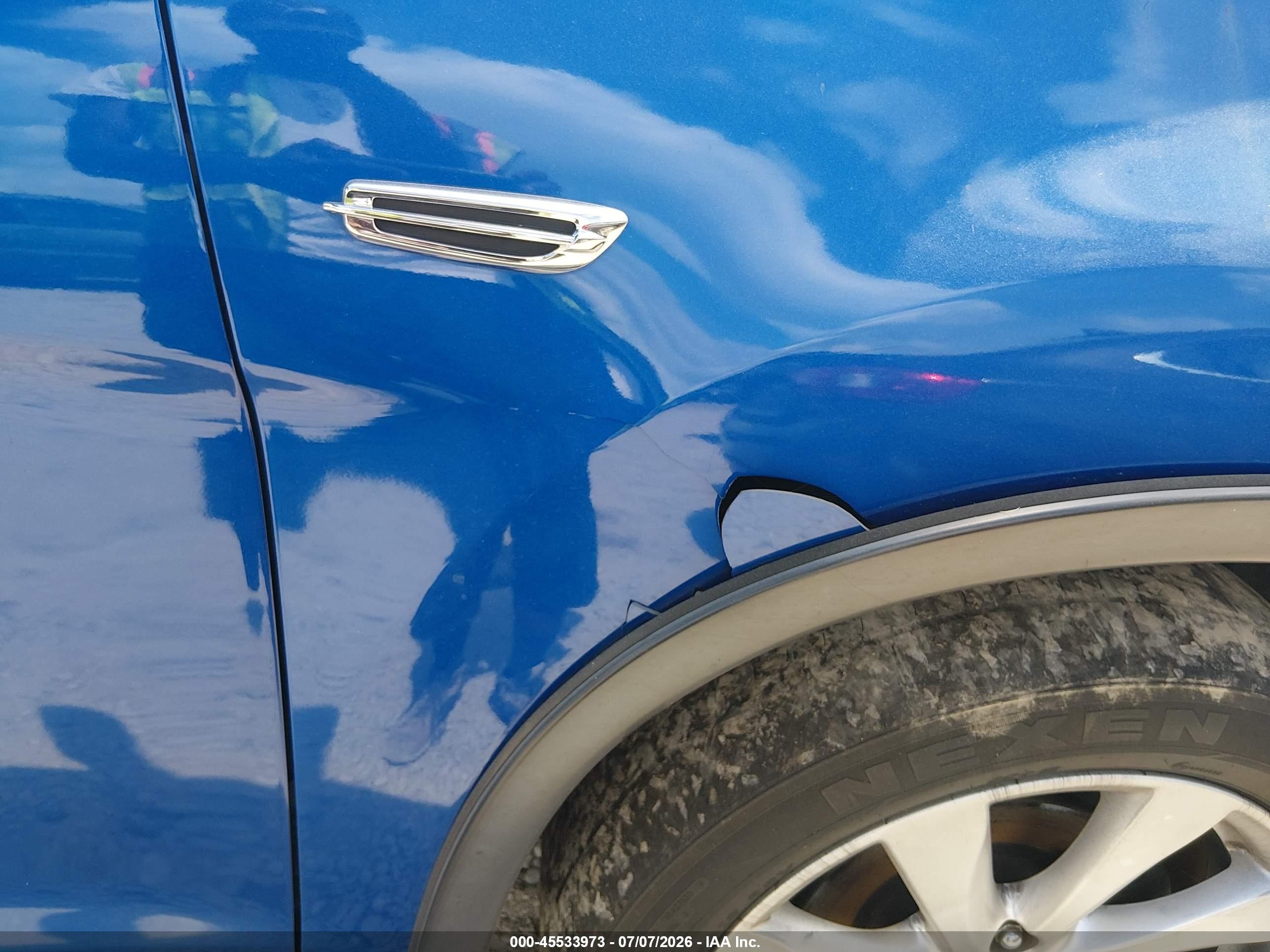 2015 Mitsubishi Outlander Sport Gt Blue vin: 4A4AR4AW6FE027888
