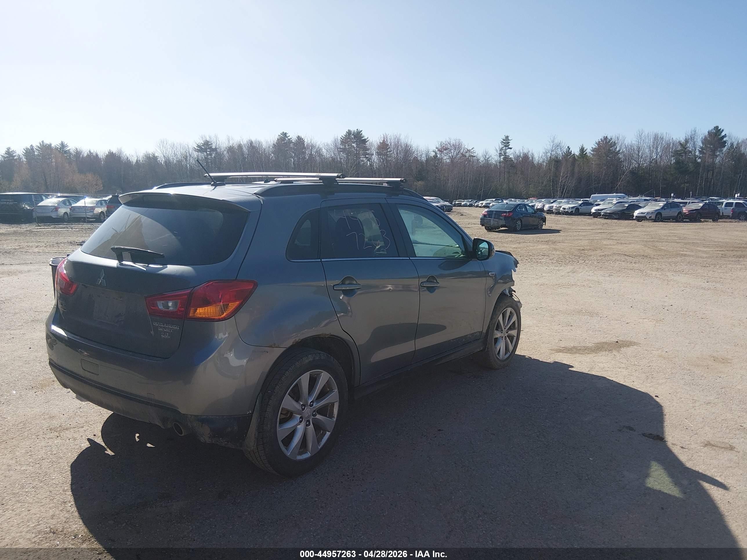 2015 Mitsubishi Outlander Sport Gt Gray vin: 4A4AR4AW6FE029799