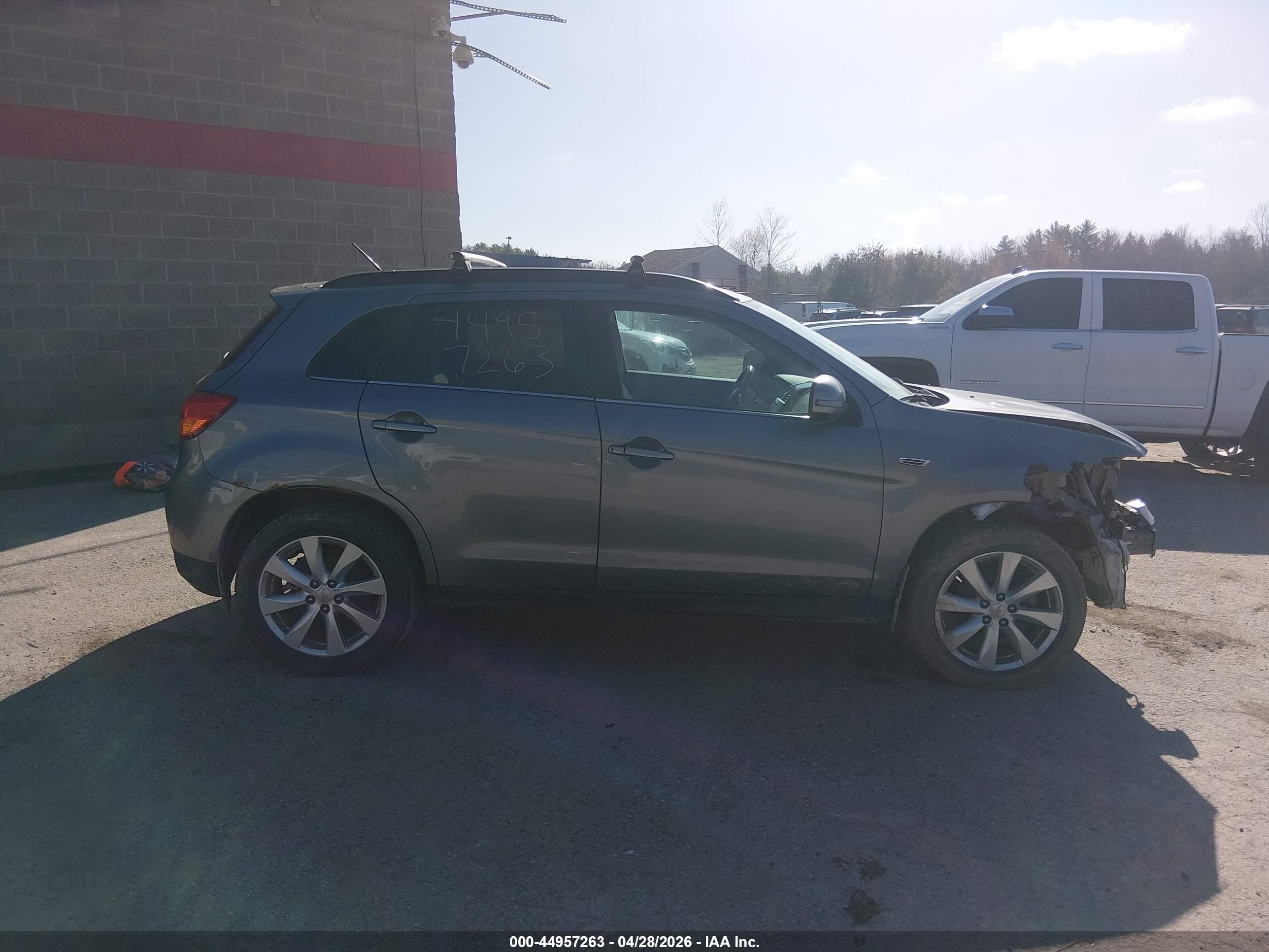 2015 Mitsubishi Outlander Sport Gt Gray vin: 4A4AR4AW6FE029799