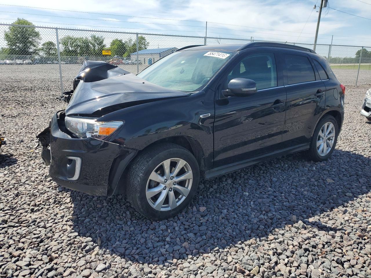 2015 Mitsubishi Outlander Sport Se Black vin: 4A4AR4AW6FE031889