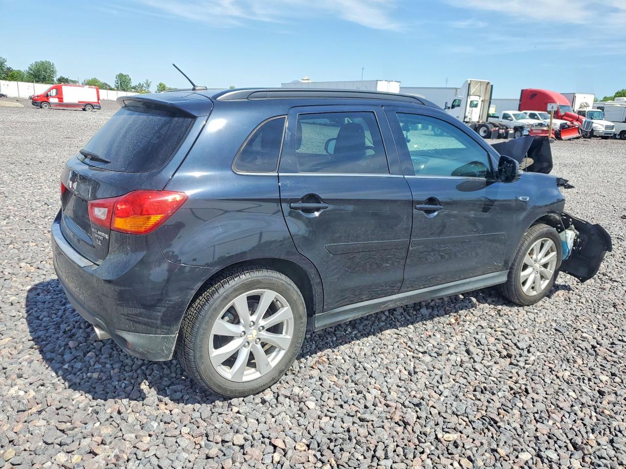 2015 Mitsubishi Outlander Sport Se Black vin: 4A4AR4AW6FE031889