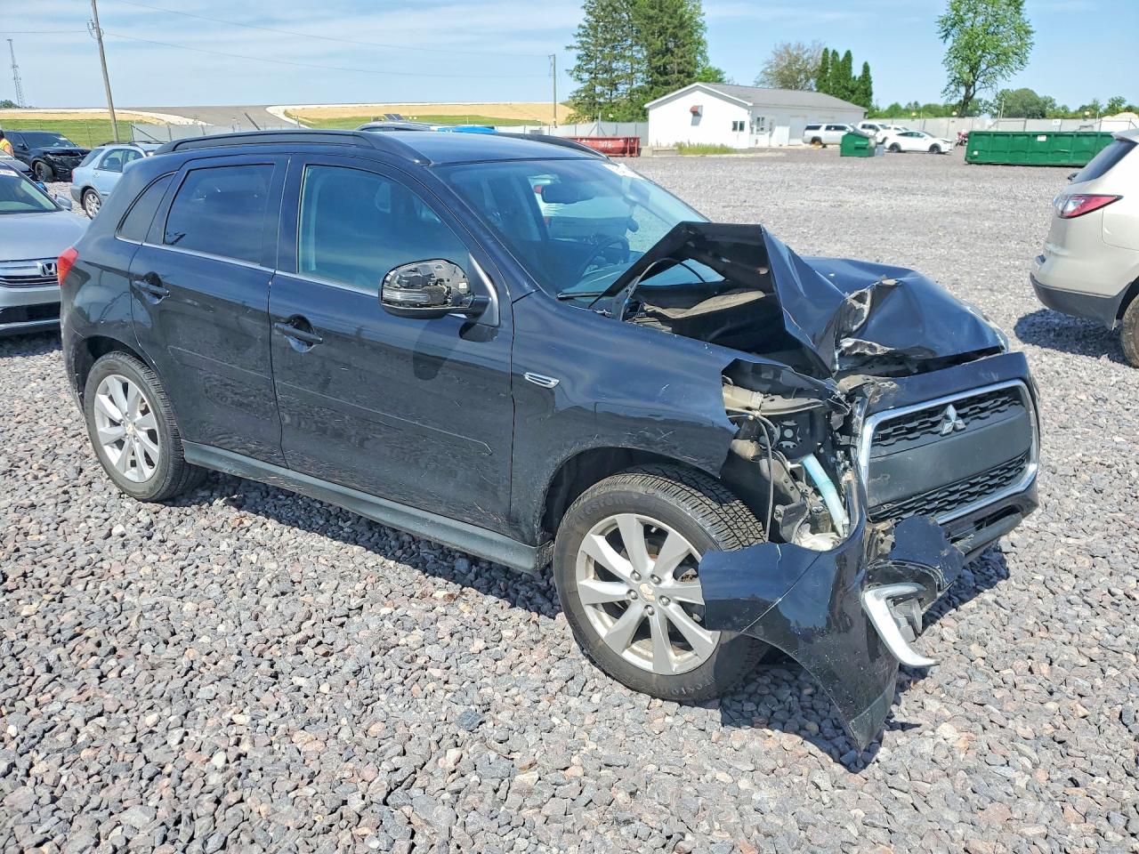 2015 Mitsubishi Outlander Sport Se Black vin: 4A4AR4AW6FE031889