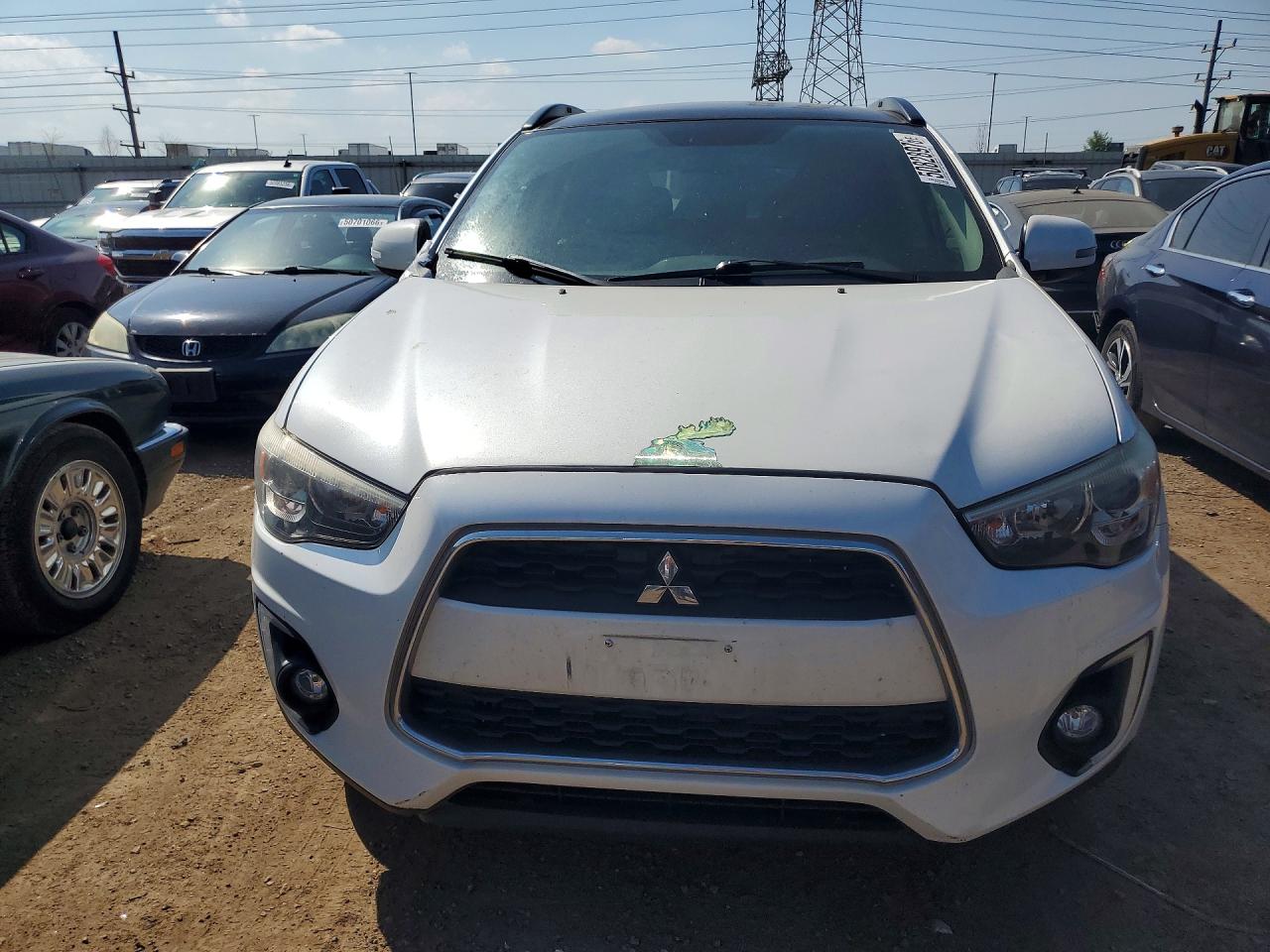 2015 Mitsubishi Outlander Sport Se White vin: 4A4AR4AW6FE045713