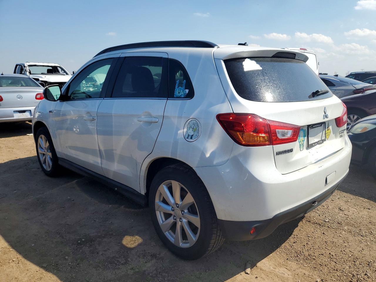 2015 Mitsubishi Outlander Sport Se White vin: 4A4AR4AW6FE045713