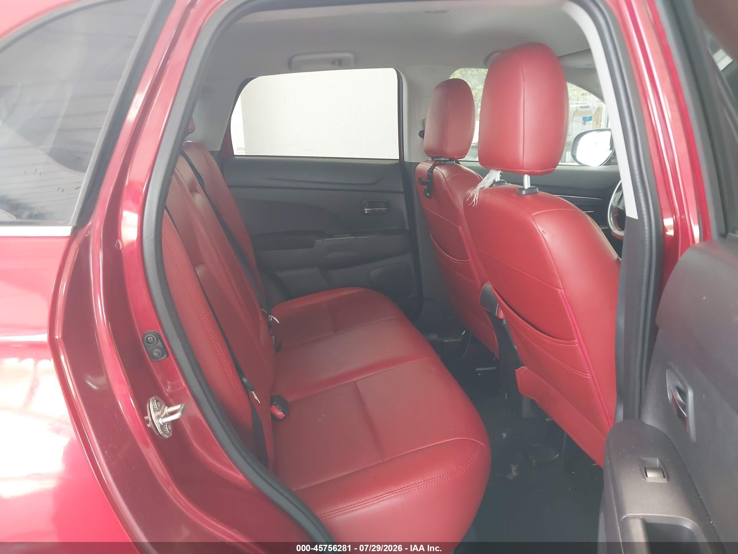 2015 Mitsubishi Outlander Sport Gt Red vin: 4A4AR4AW8FE056325