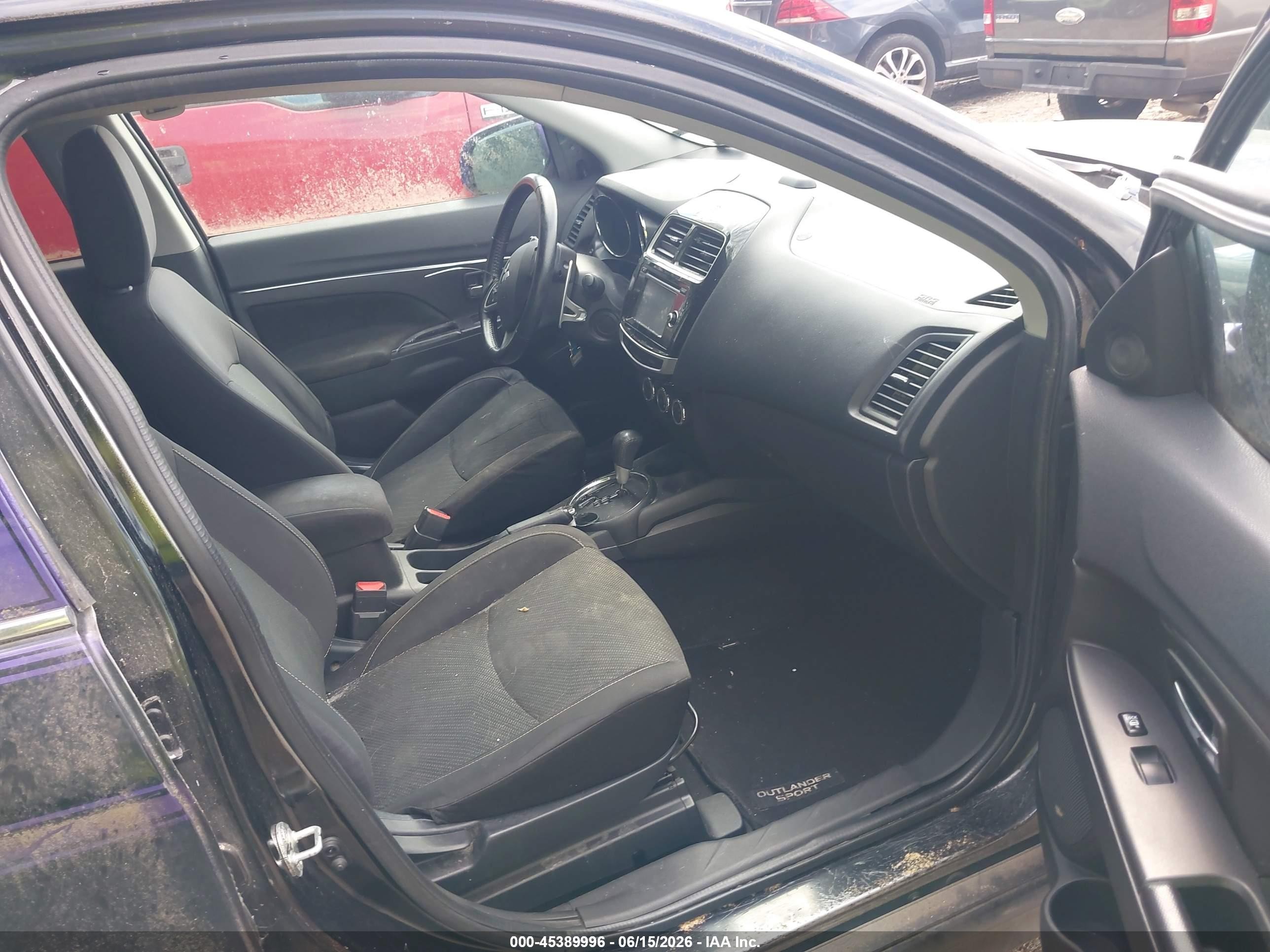 2015 Mitsubishi Outlander Sport Gt Черный vin: 4A4AR4AWXFE036335