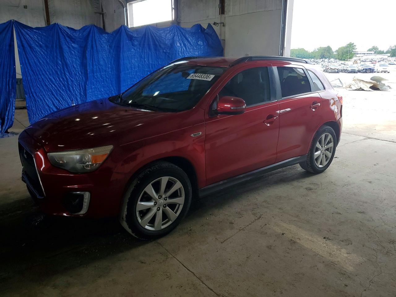 2015 Mitsubishi Outlander Sport Se Red vin: 4A4AR4AWXFE037923