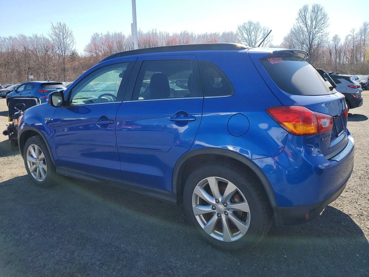 2015 Mitsubishi Outlander Sport Se Blue vin: 4A4AR4AWXFE059842