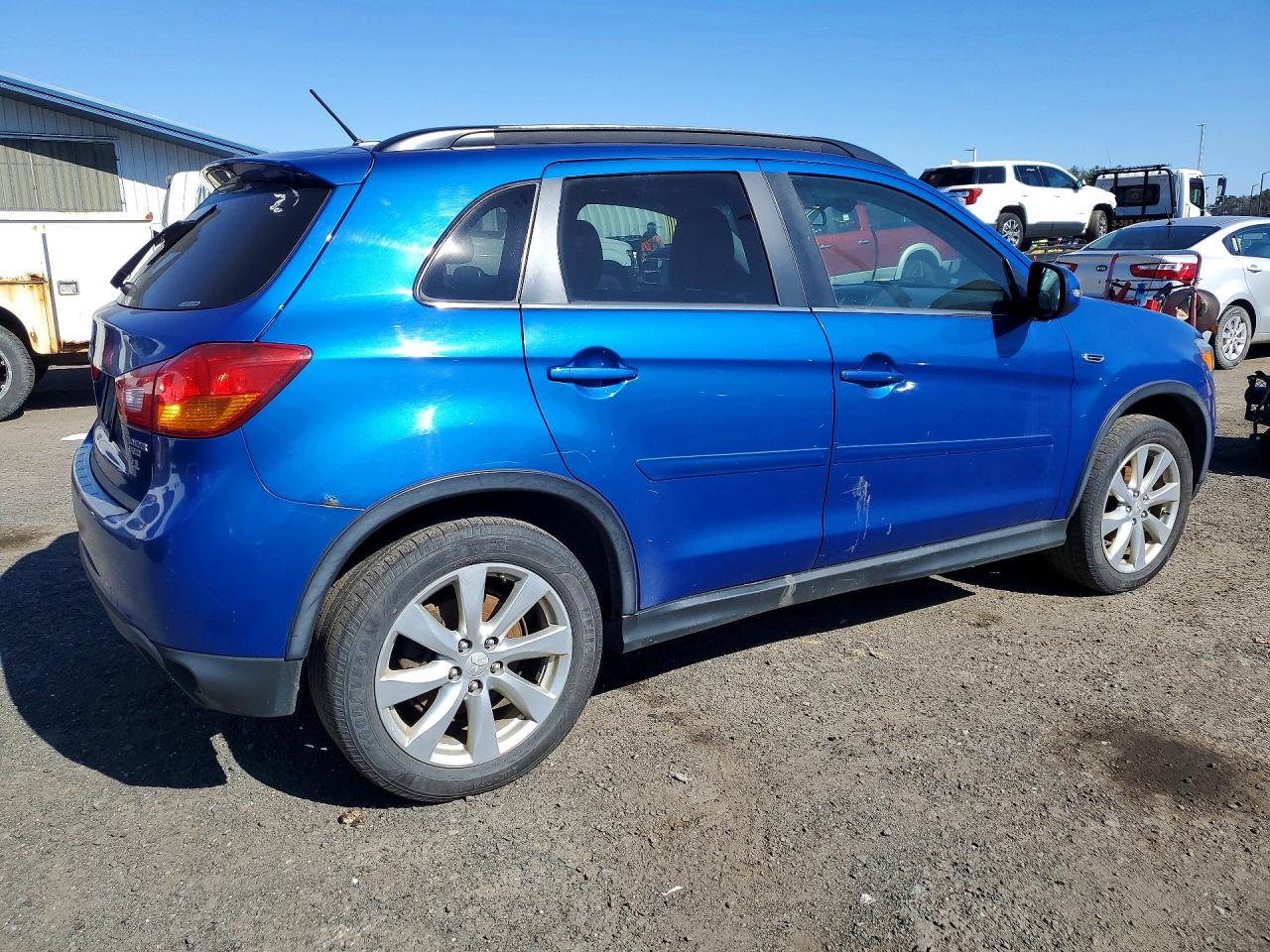 2015 Mitsubishi Outlander Sport Se Blue vin: 4A4AR4AWXFE059842