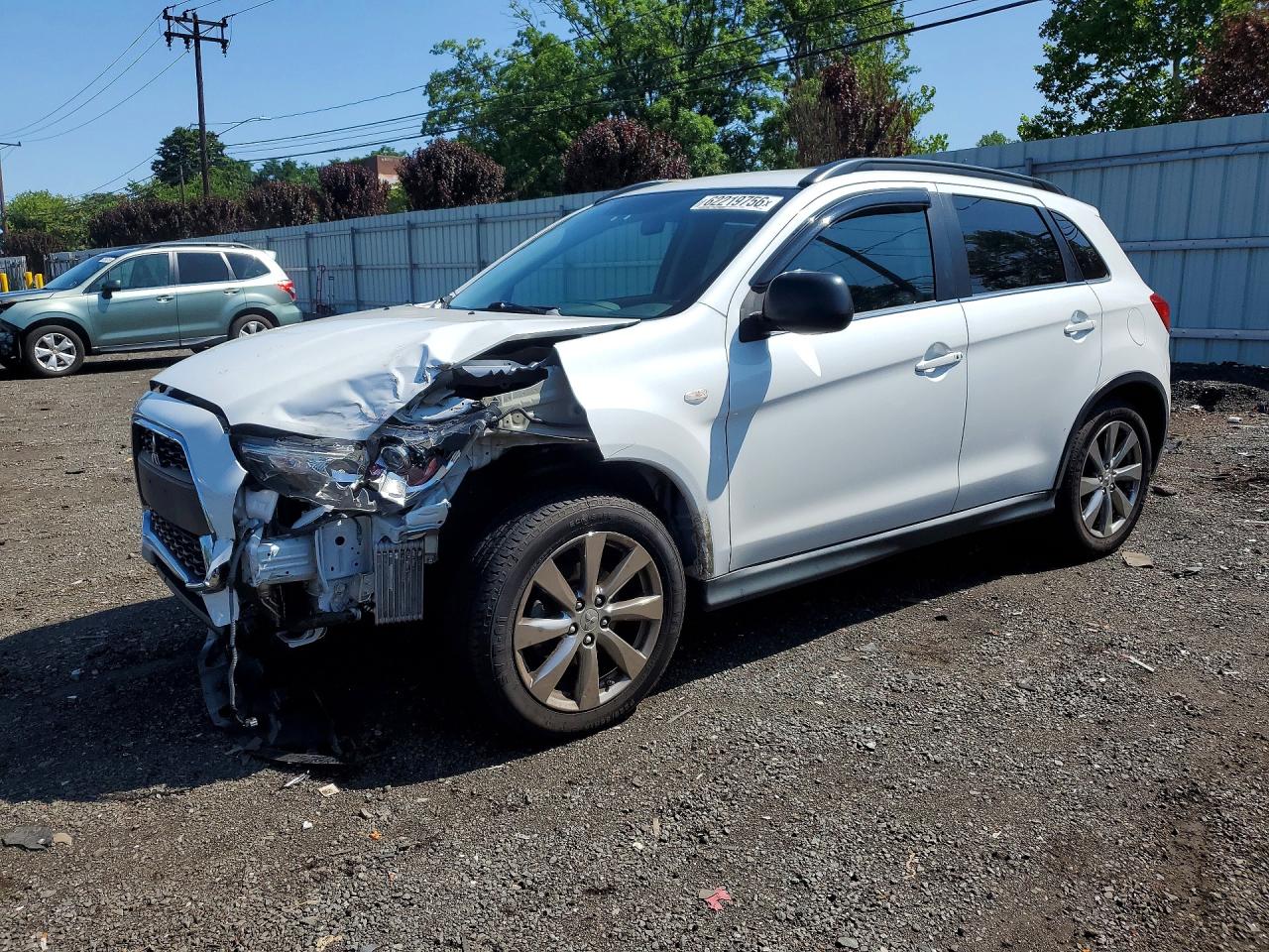 2013 Mitsubishi Outlander Sport Le White vin: 4A4AR5AU2DE017022