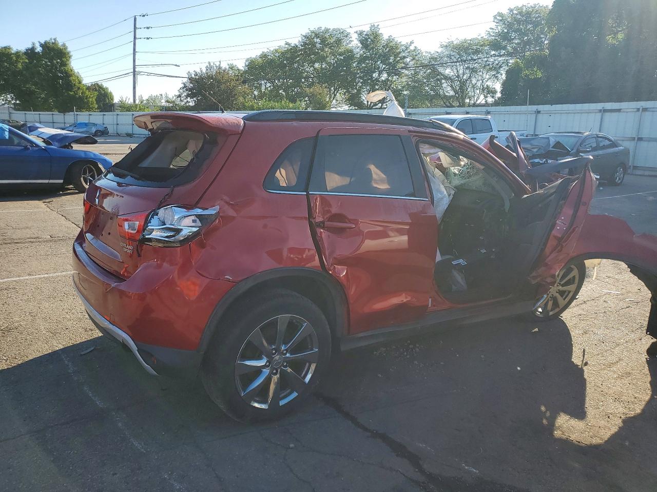 2013 Mitsubishi Outlander Sport Le Red vin: 4A4AR5AU4DE017927