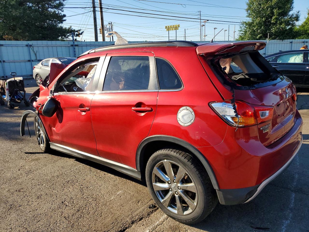 2013 Mitsubishi Outlander Sport Le Red vin: 4A4AR5AU4DE017927