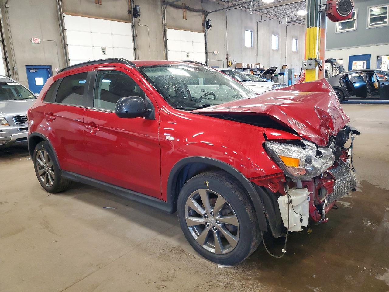 2013 Mitsubishi Outlander Sport Le Красный vin: 4A4AR5AU7DE024516