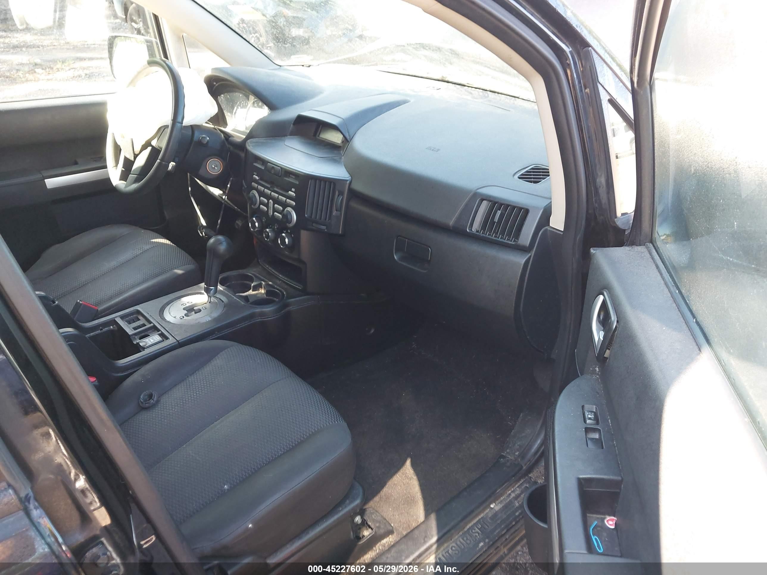 2011 Mitsubishi Endeavor Ls Black vin: 4A4JM2AS1BE033513