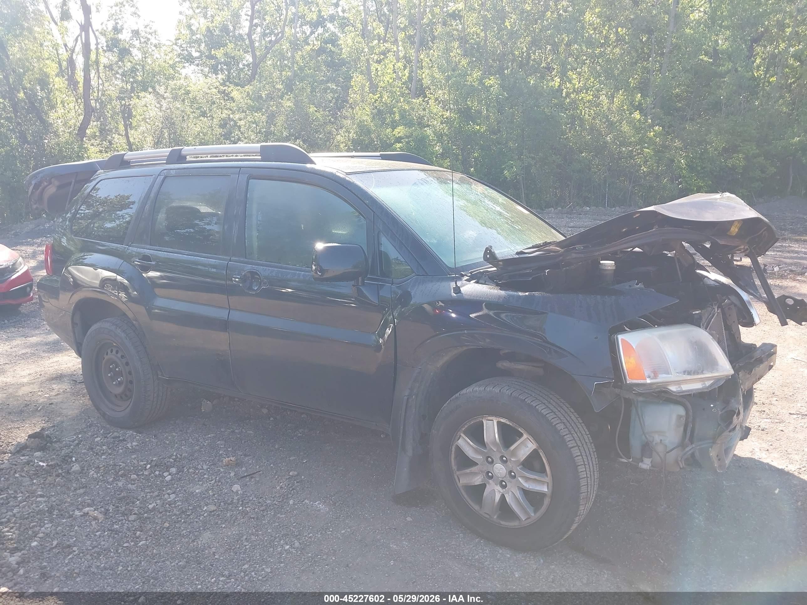 2011 Mitsubishi Endeavor Ls Black vin: 4A4JM2AS1BE033513