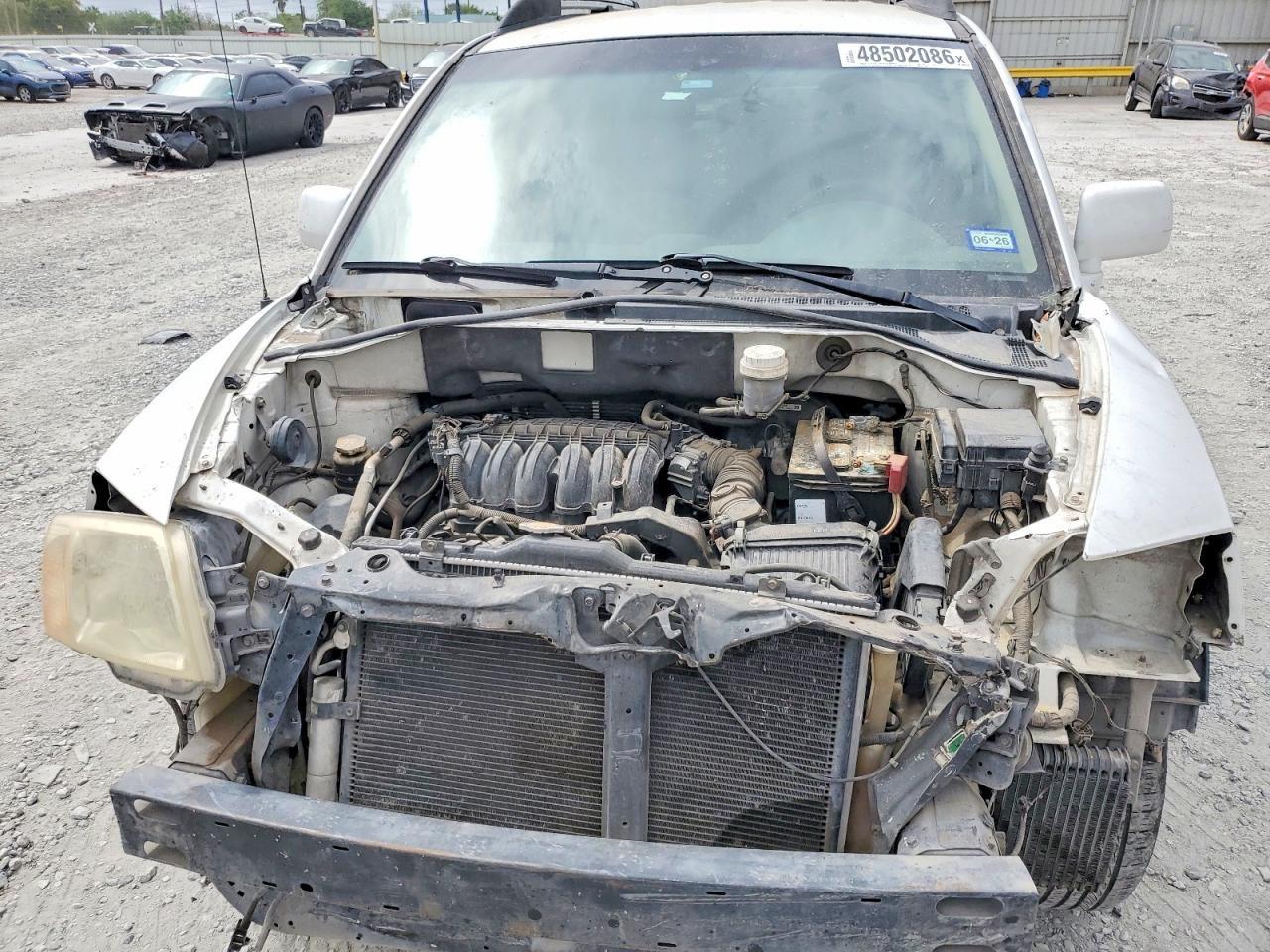 2010 Mitsubishi Endeavor Ls White vin: 4A4JM2AS7AE013250