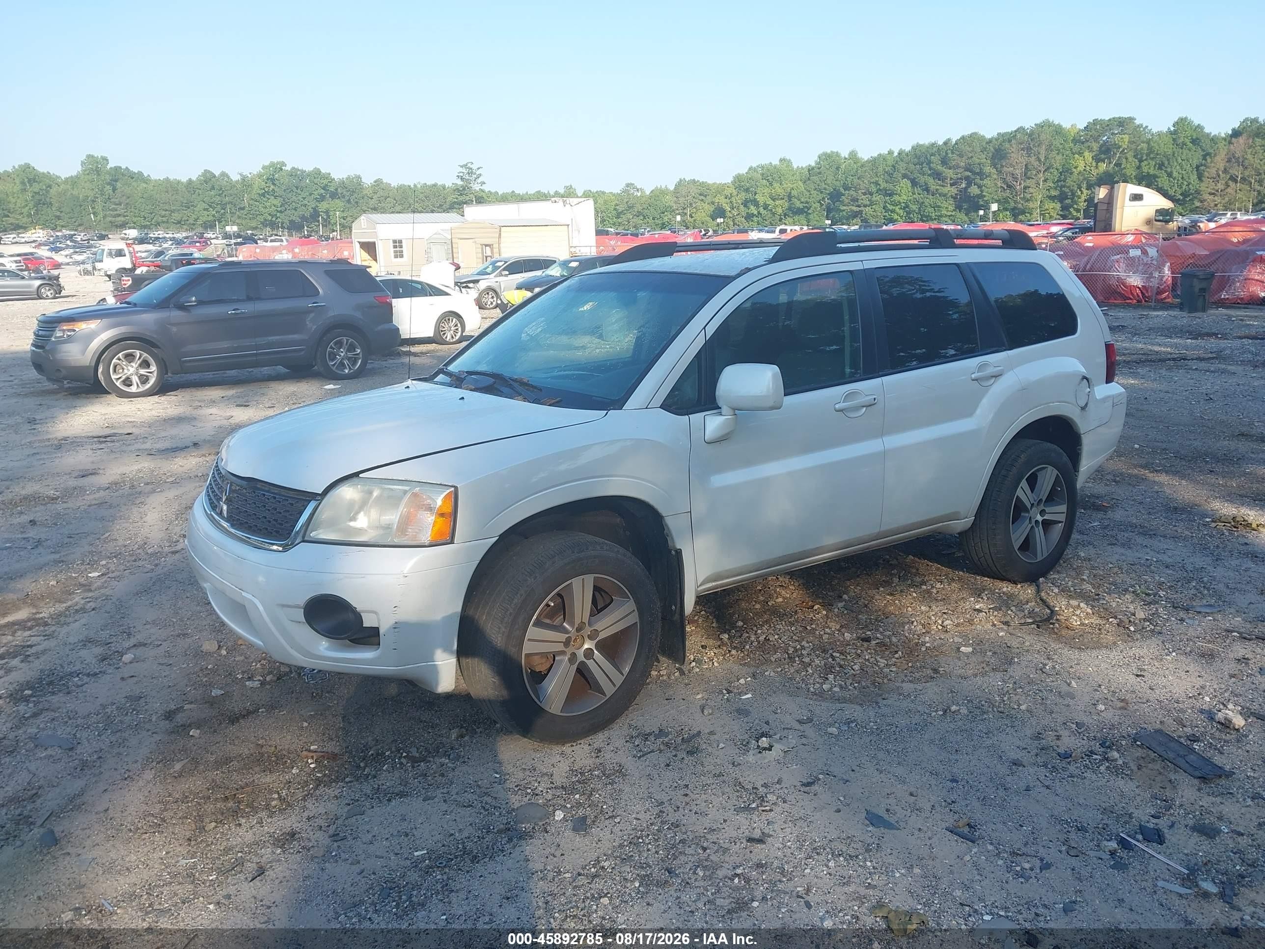 2010 Mitsubishi Endeavor Se White vin: 4A4JM3AS2AE011959