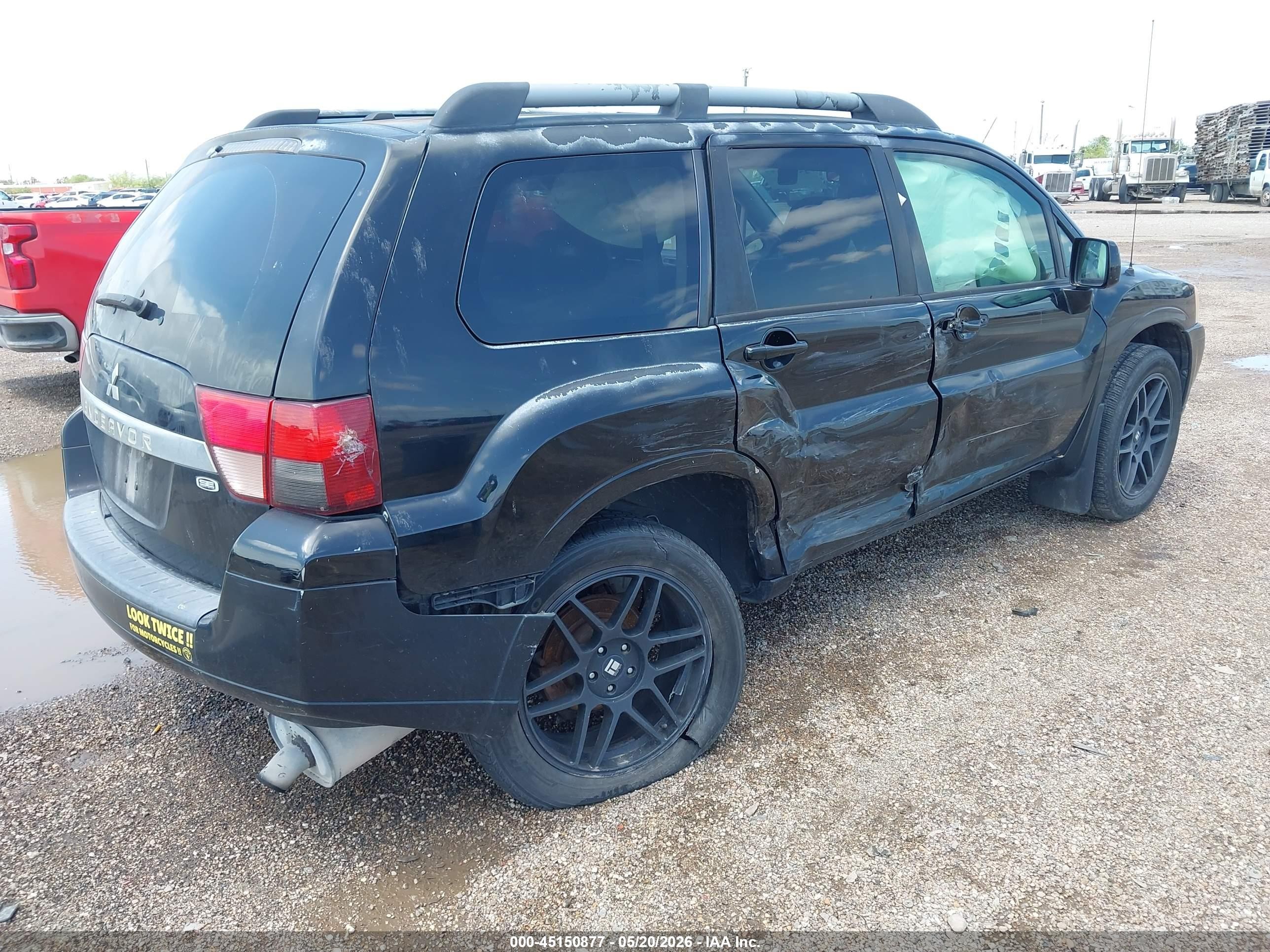 2010 Mitsubishi Endeavor Se Black vin: 4A4JM3AS9AE005592