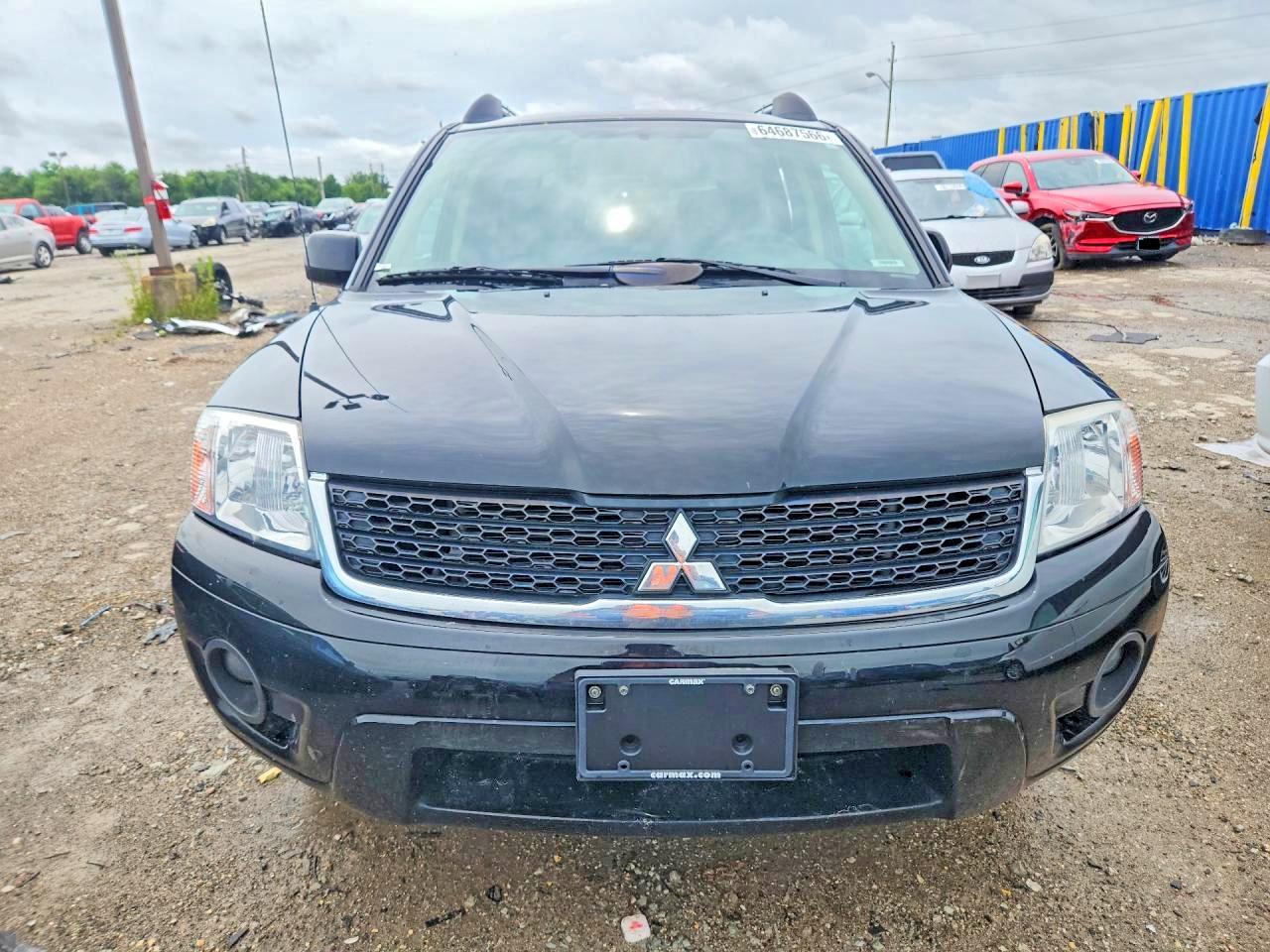 2011 Mitsubishi Endeavor Ls Black vin: 4A4JN2AS5BE027307