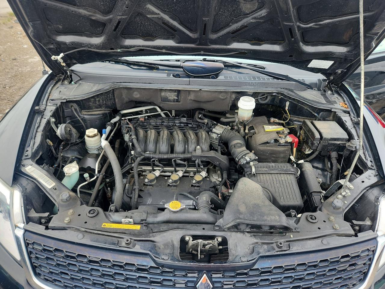 2011 Mitsubishi Endeavor Ls Black vin: 4A4JN2AS5BE027307
