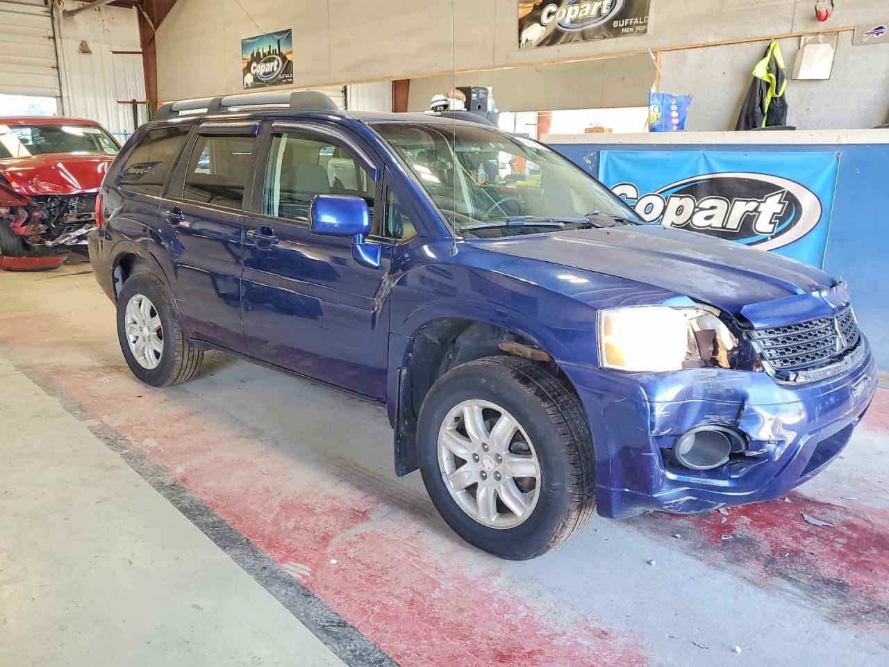 2010 Mitsubishi Endeavor Ls Blue vin: 4A4JN2AS7AE013522