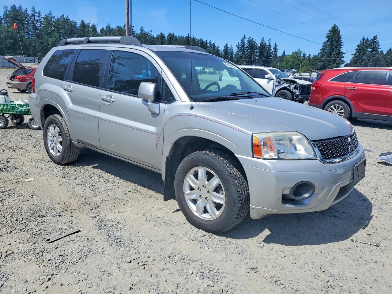 2011 Mitsubishi Endeavor Ls Silver vin: 4A4JN2AS7BE027082